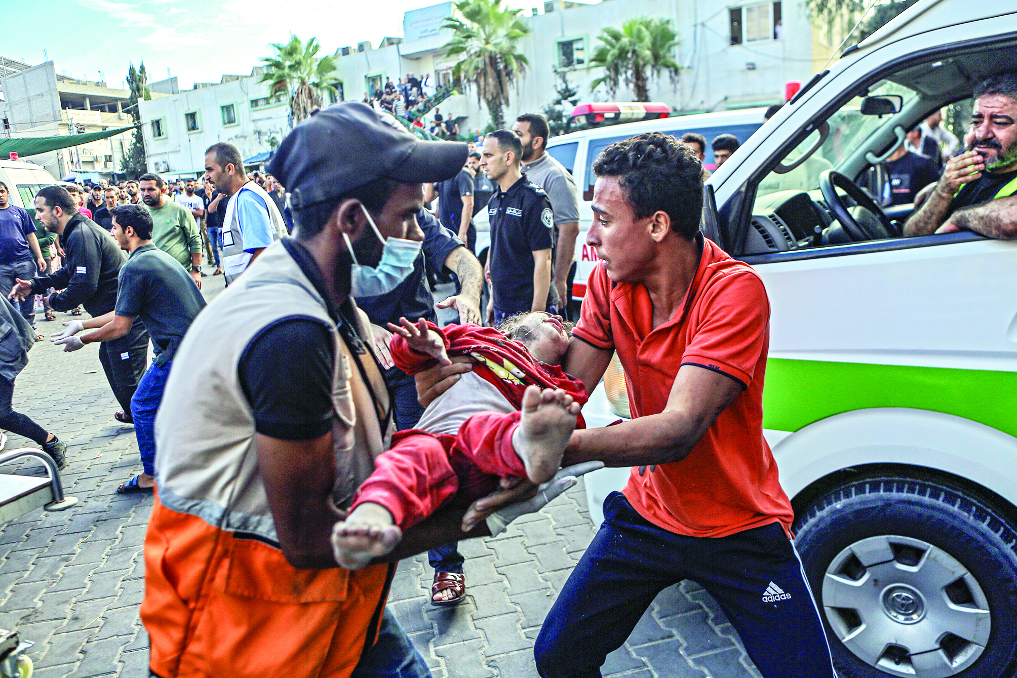 Outrage spreads across Middle East after attack on Gaza hospital Outrage spreads across Middle East after attack on Gaza hospital