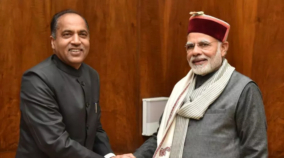 Former CM of disaster struck Himachal Pradesh meets PM Modi