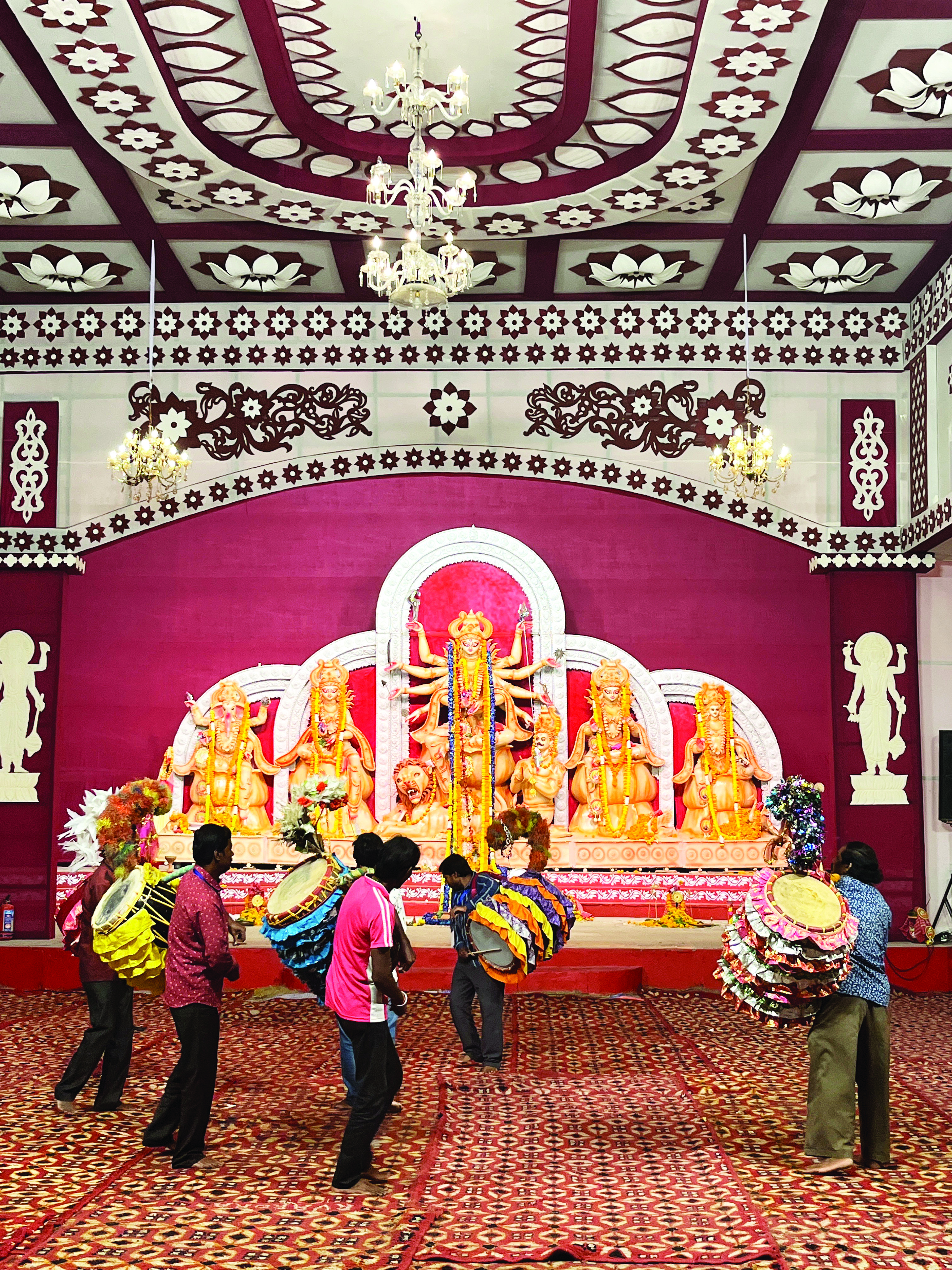 CR Park witnesses a turnout of over 100,000 devotees during Durga Puja  celebrations