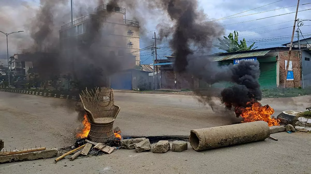 Manipur tribals protest deployment of additional police commandos in border town Moreh