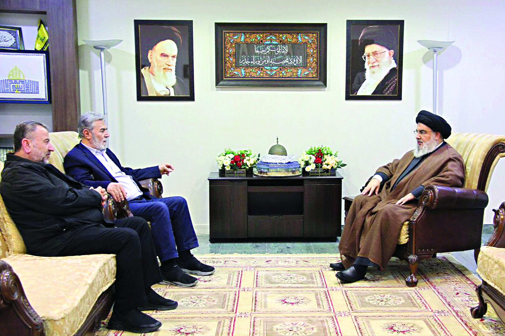 Leader of Lebanon’s Hezbollah holds talks with Hamas, Palestinian Islamic Jihad figures Leader of Lebanon’s Hezbollah holds talks with Hamas, Palestinian Islamic Jihad figures