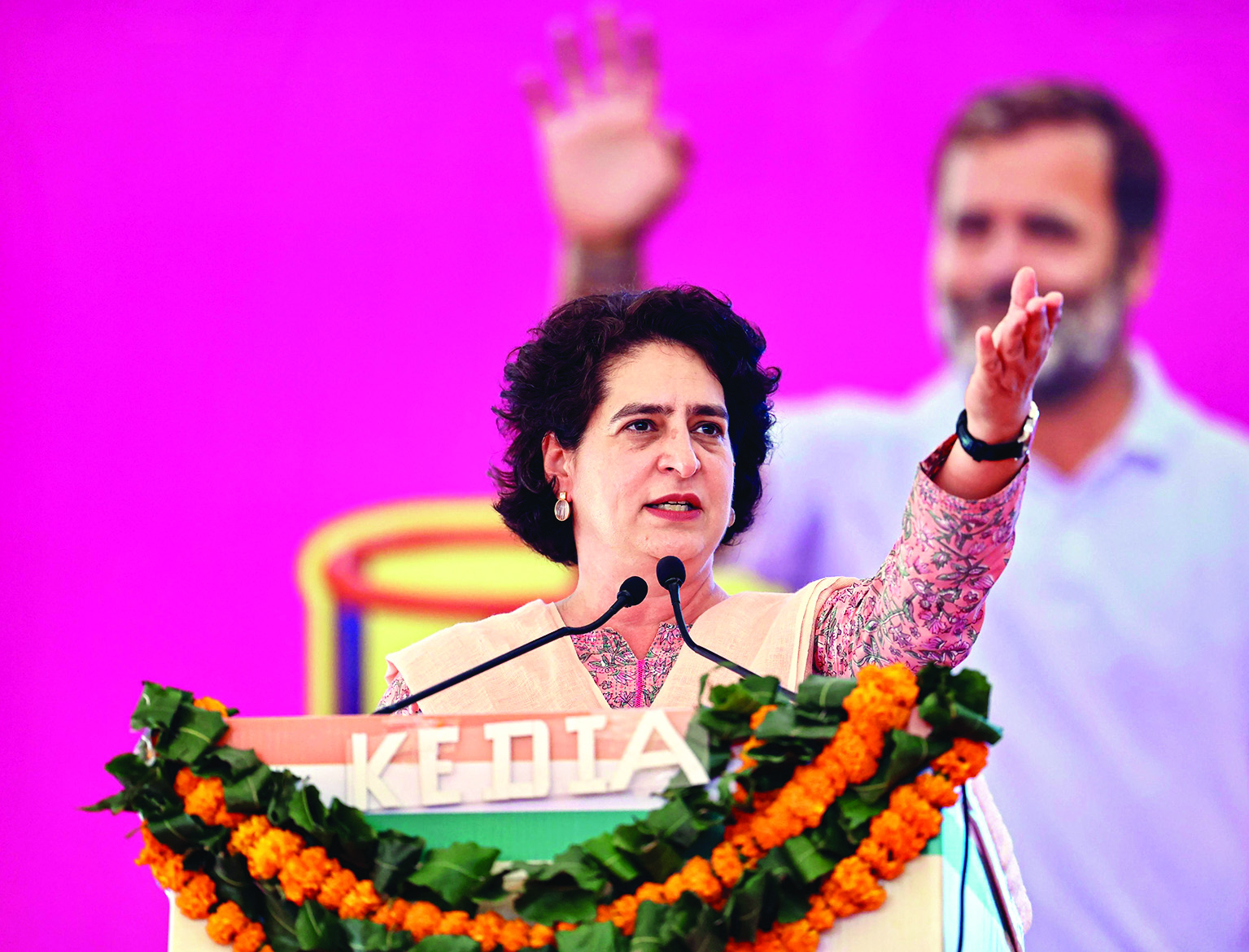 Schemes of BJP-led Centre hollow: Priyanka in poll-bound Rajasthan