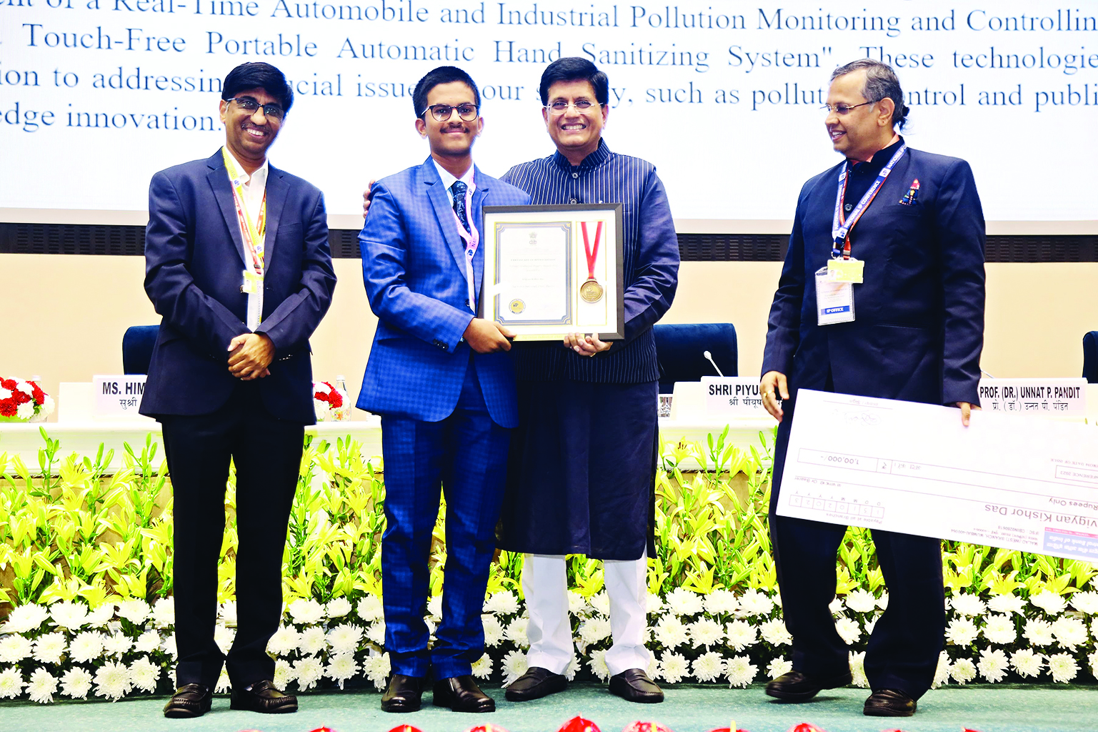 Chinsurah boy clinches 2 prestigious awards for innovation in science & film-making
