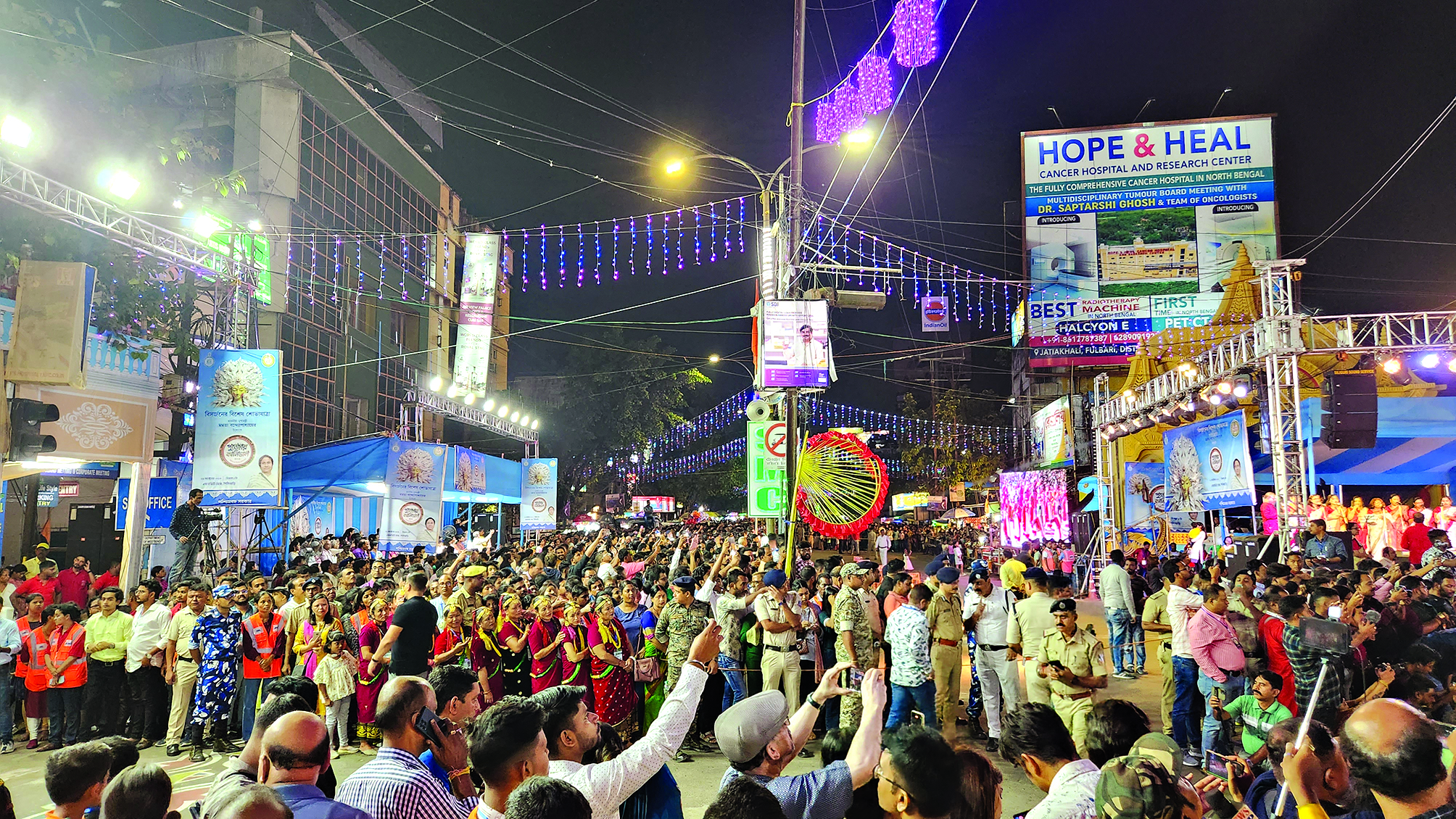 Siliguri: About 400 Durga idols immersed at various ghats