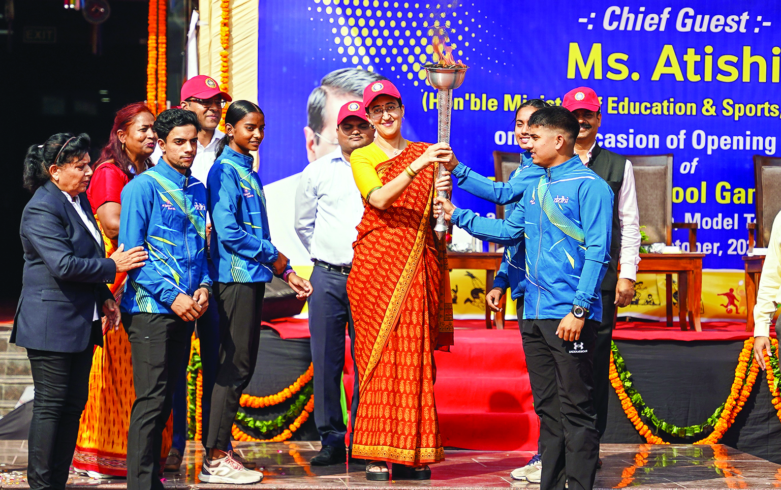 Atishi inaugurates Delhi State School Games 2023