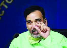 Rai says stubble burning   contribution to Capital’s   pollution likely to reduce