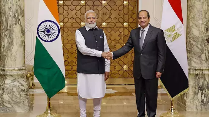 PM Modi, Egyptian Prez discuss deteriorating security, humanitarian situation in West Asia
