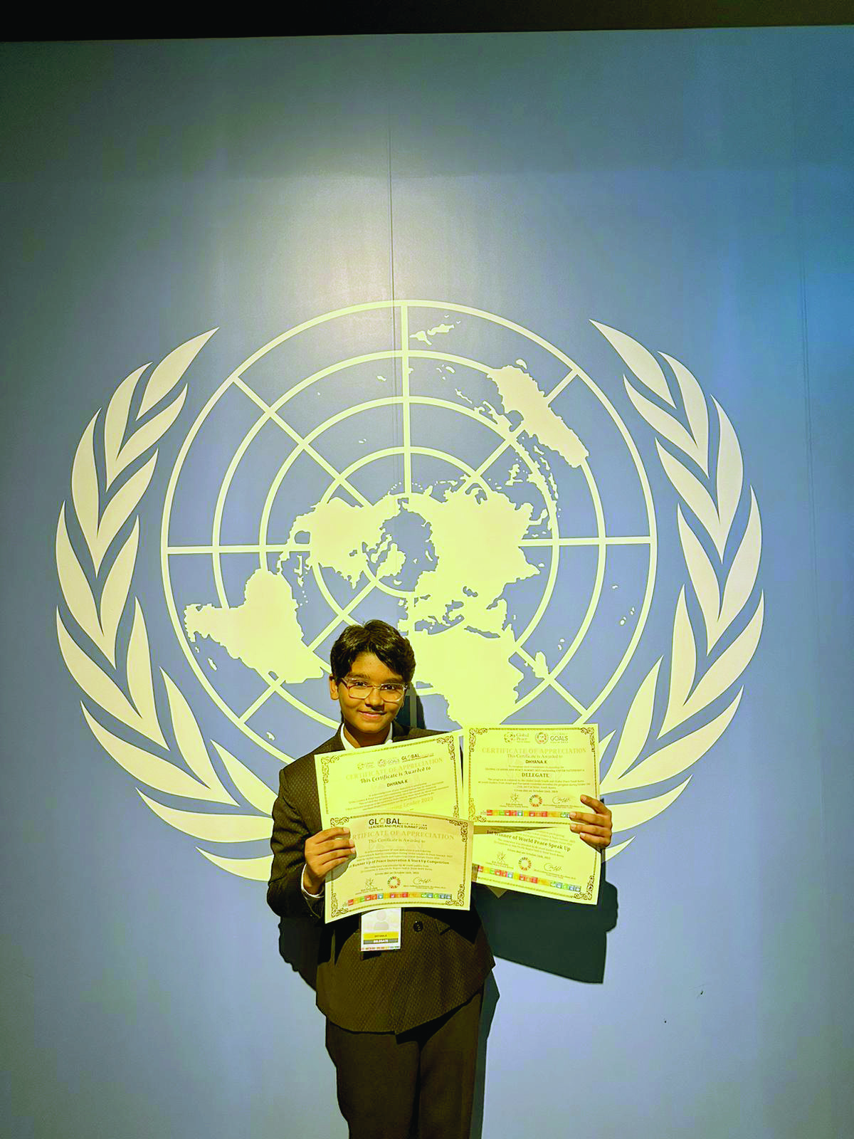 13-year-old Bengal girl bags 1st prize at Global Youth Leaders’ Summit
