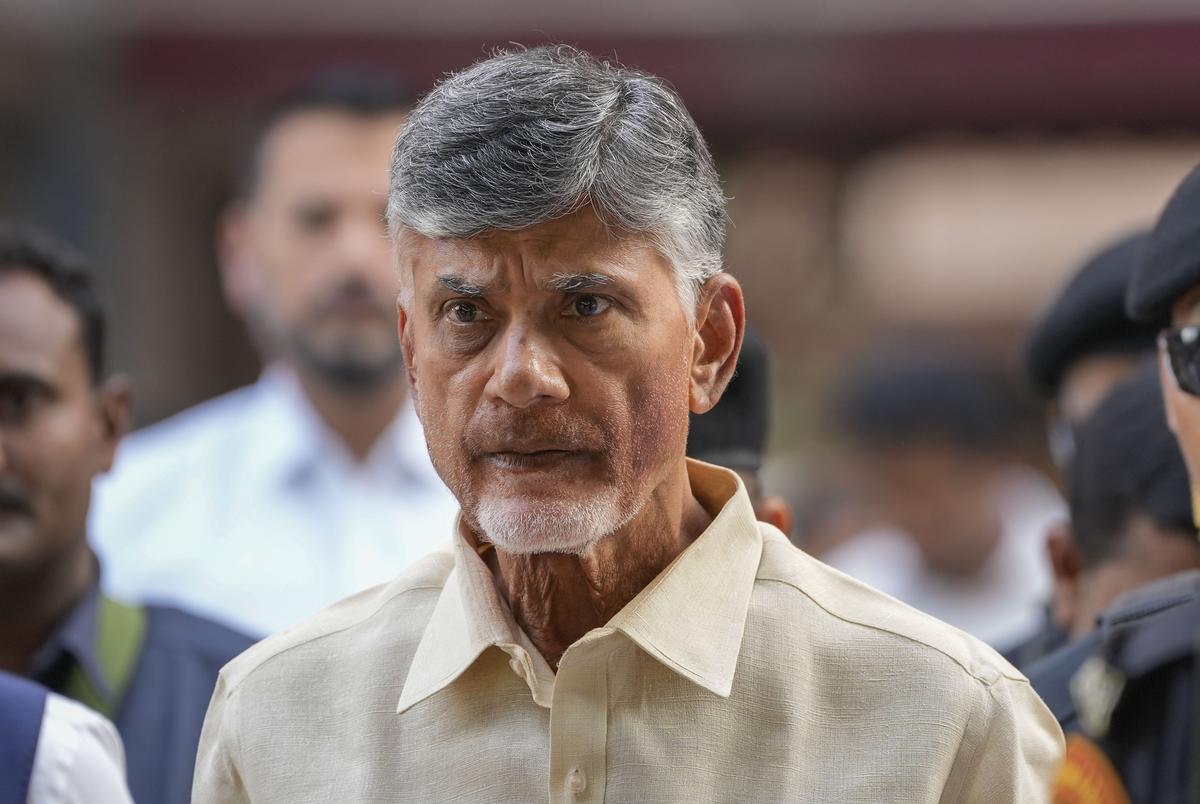 TDP chief Chandrababu Naidu arrives at his house after release on bail TDP chief Chandrababu Naidu arrives at his house after release on bail