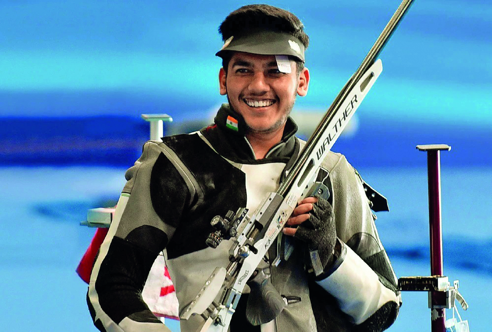 Aishwary Tomar wins 50m rifle 3 positions gold