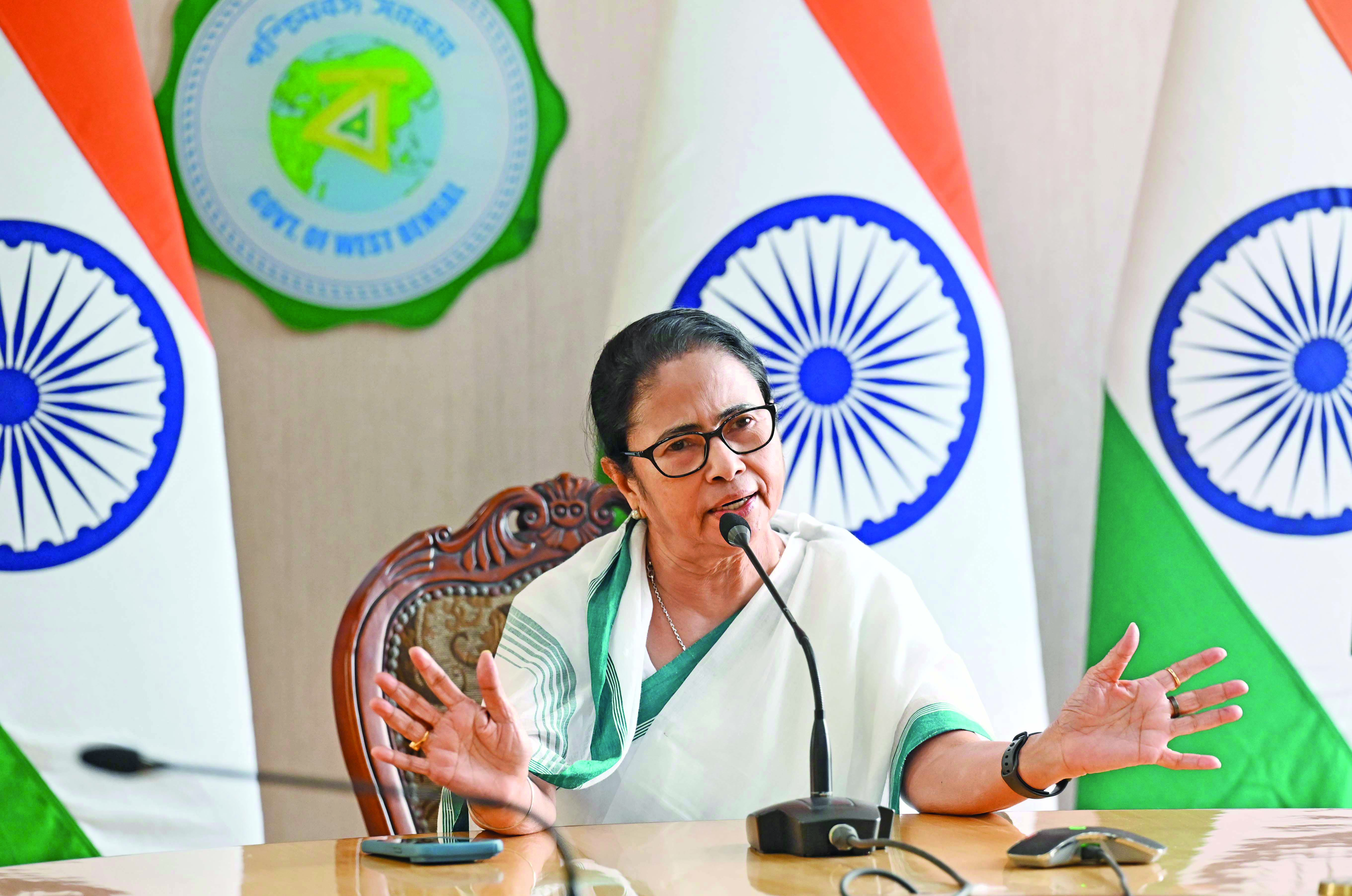 BJP conspiring to arrest all Oppn leaders before ‘24 polls: Mamata