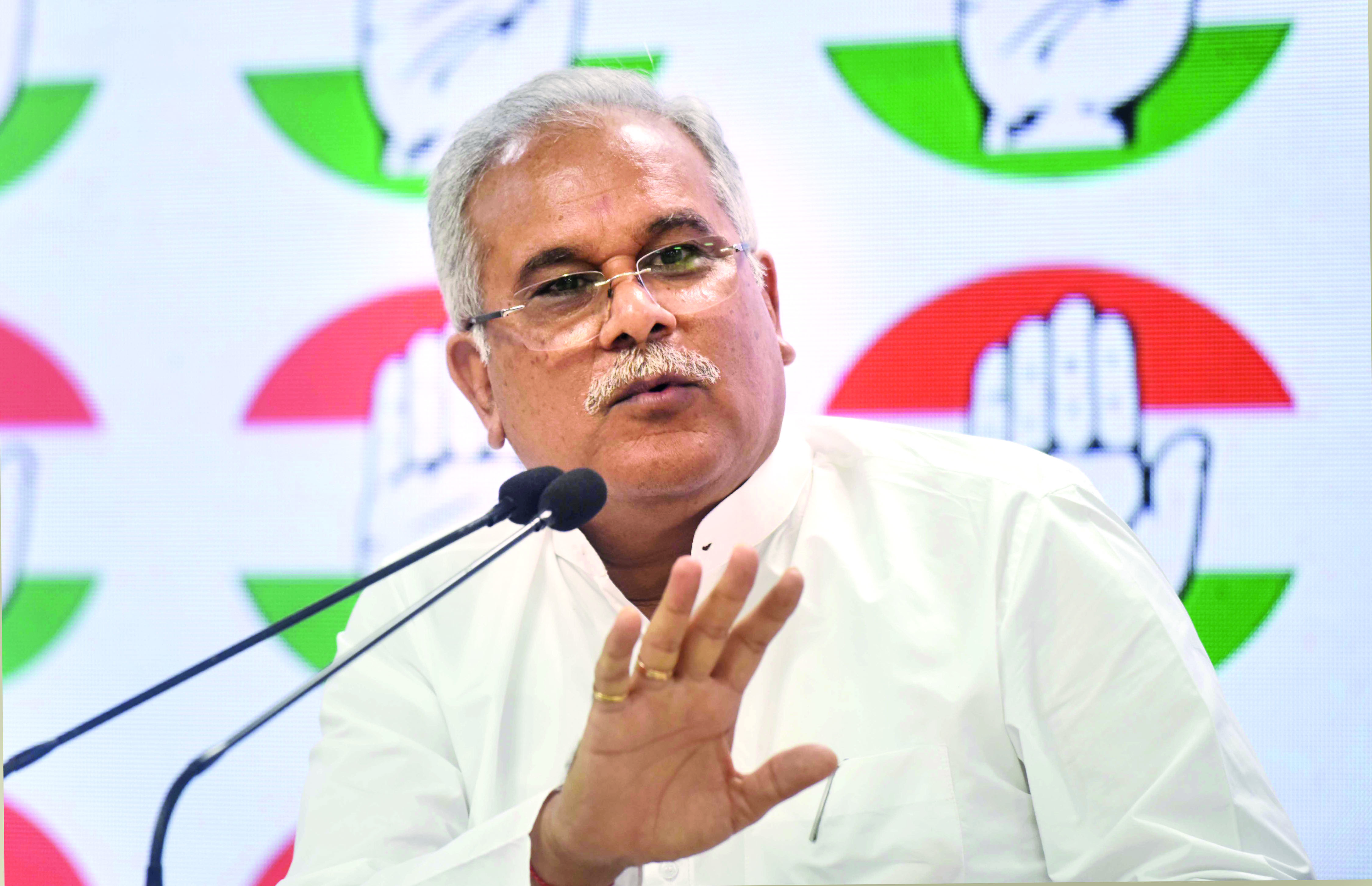 BJP can’t fight directly so resorted to ED, I-T to contest polls: Baghel BJP can’t fight directly so resorted to ED, I-T to contest polls: Baghel