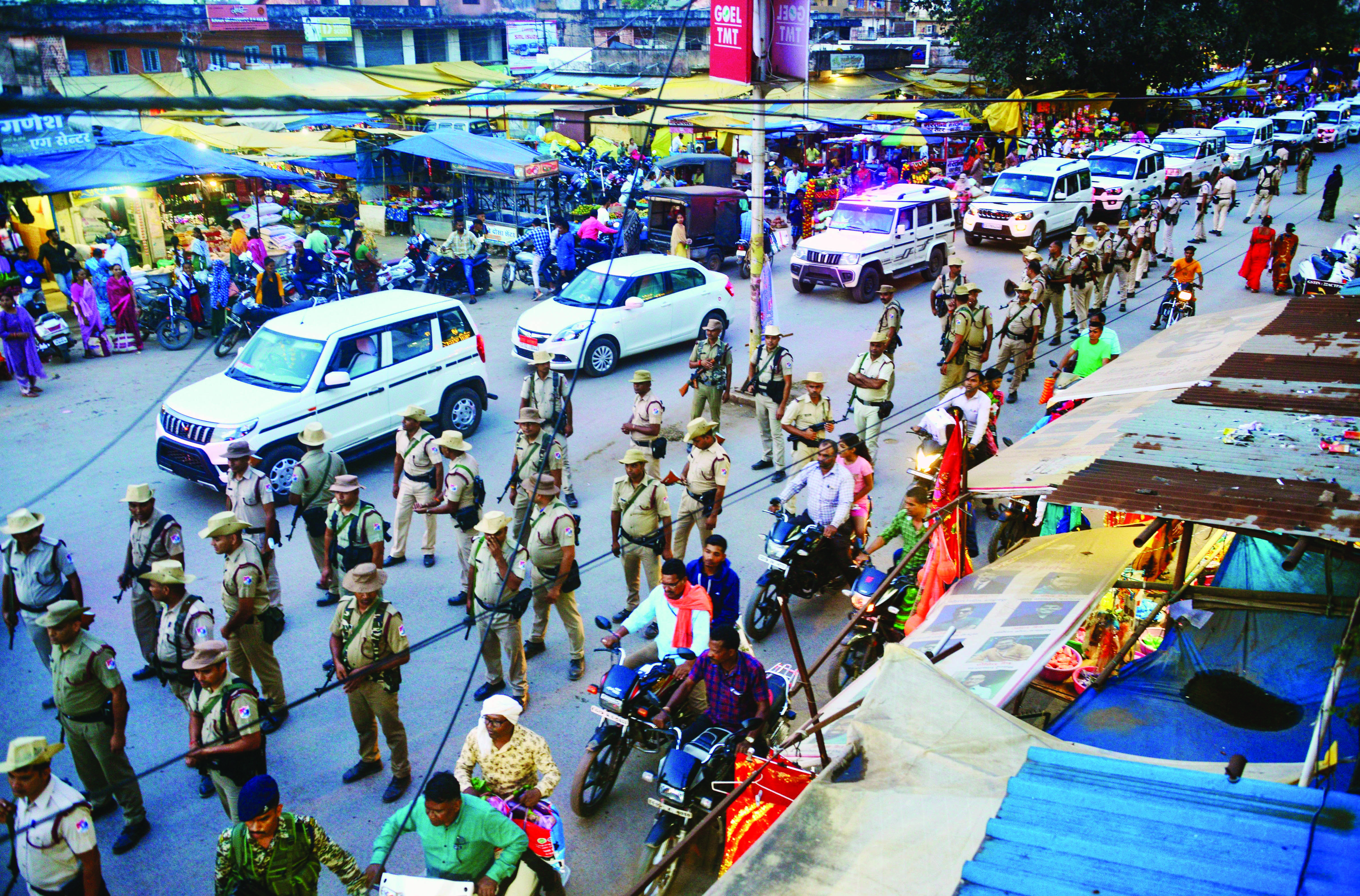 Chhattisgarh polls: Three-layered security for polling booths in Bastar
