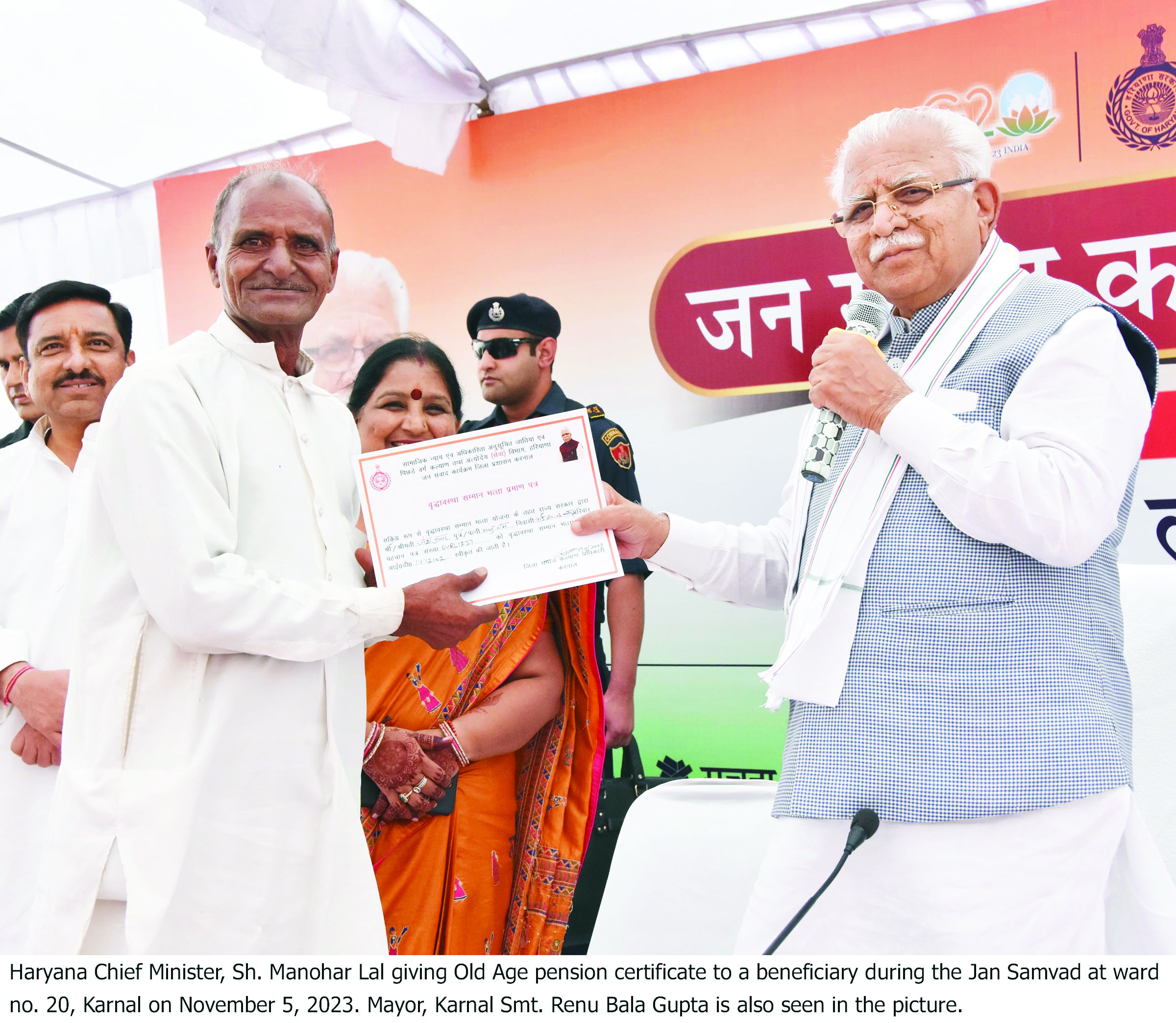 Haryana CM launches Chatra Parivahan Suraksha Yojana for transportation