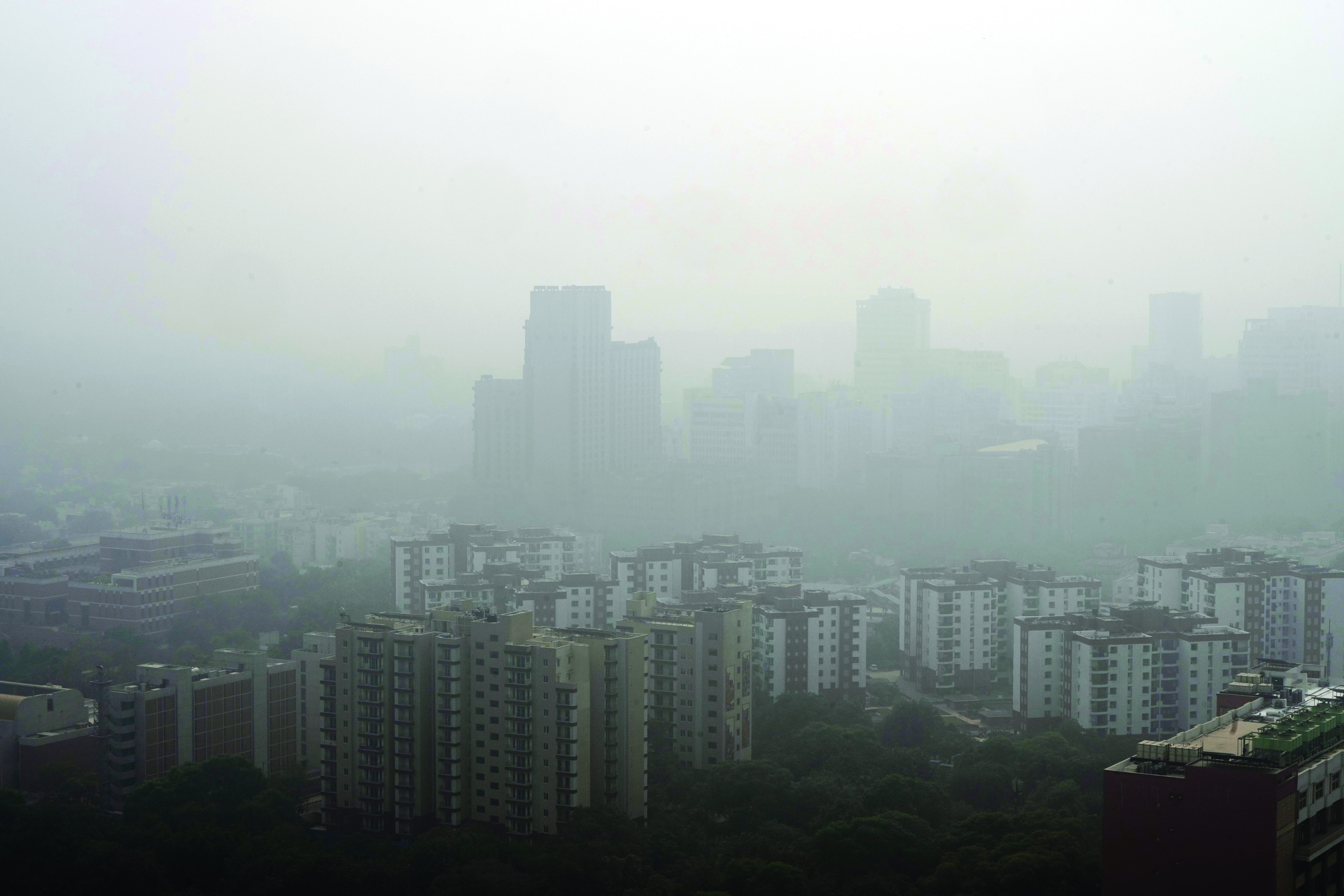 Marginal dip: AQI shifts from ‘severe’ to ‘very poor’