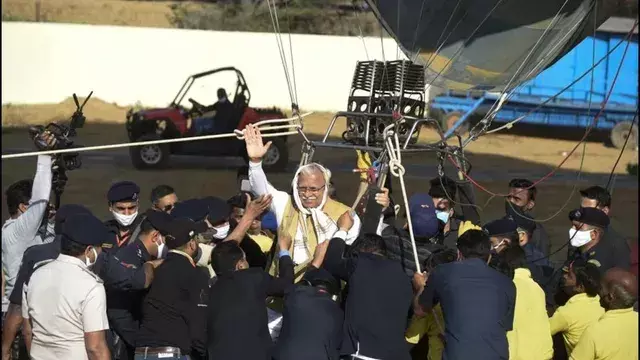 Haryana: Hot air balloon safari project inaugurated in Pinjore
