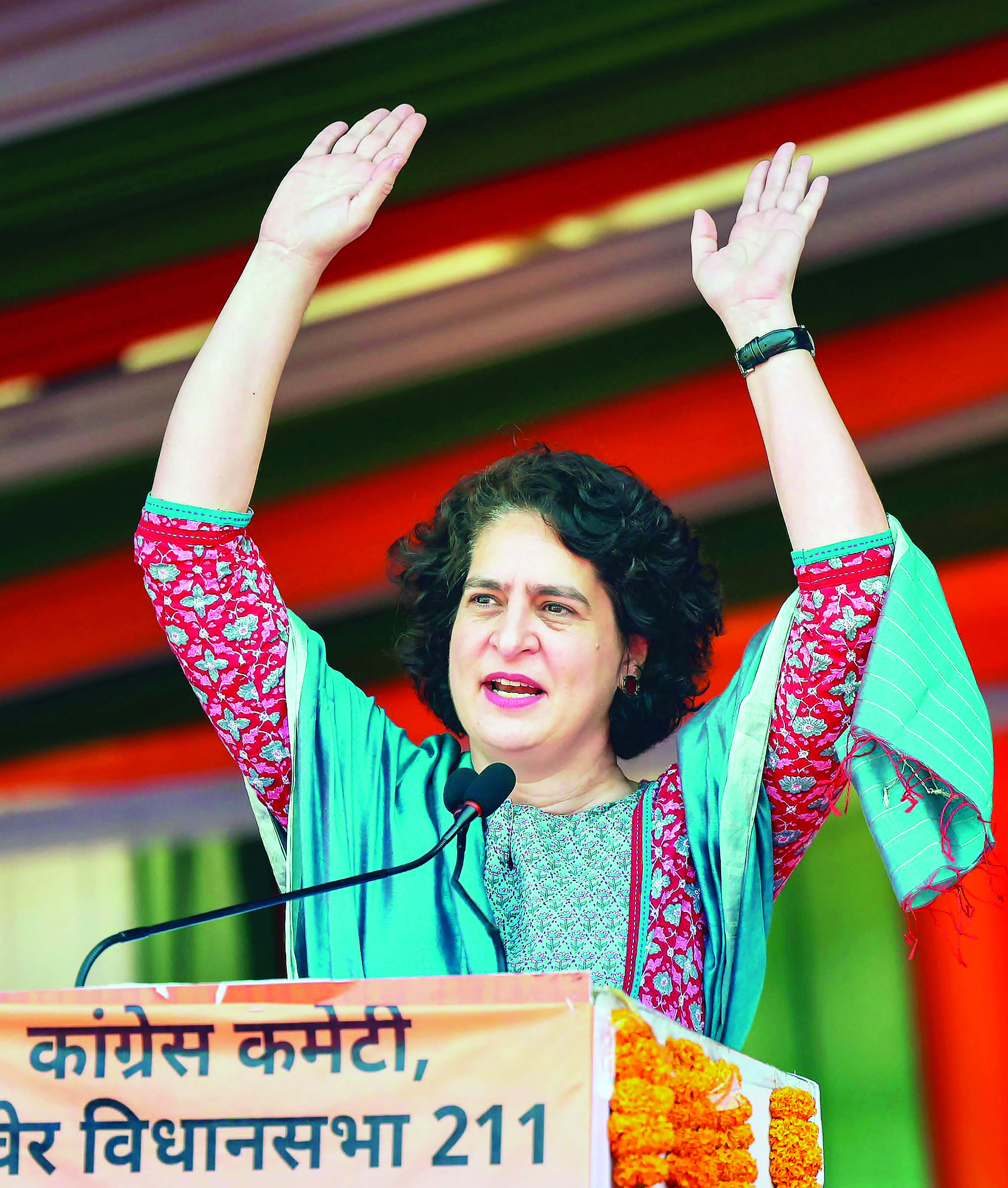 Targetting BJP, Priyanka Gandhi urges people to avoid voting on religious lines
