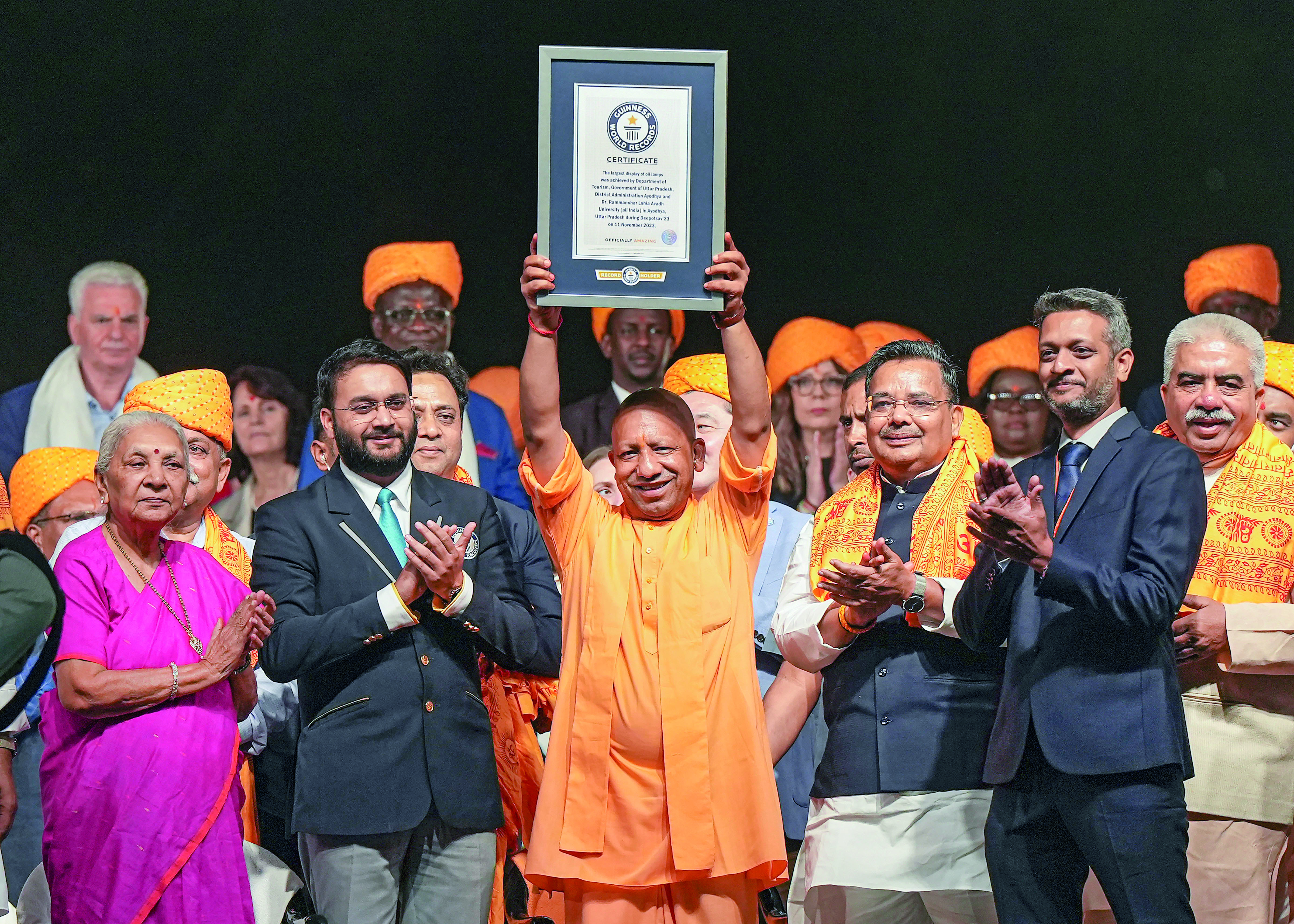 Ayodhya lights up Diwali with world record 22.23 lakh ‘diyas’