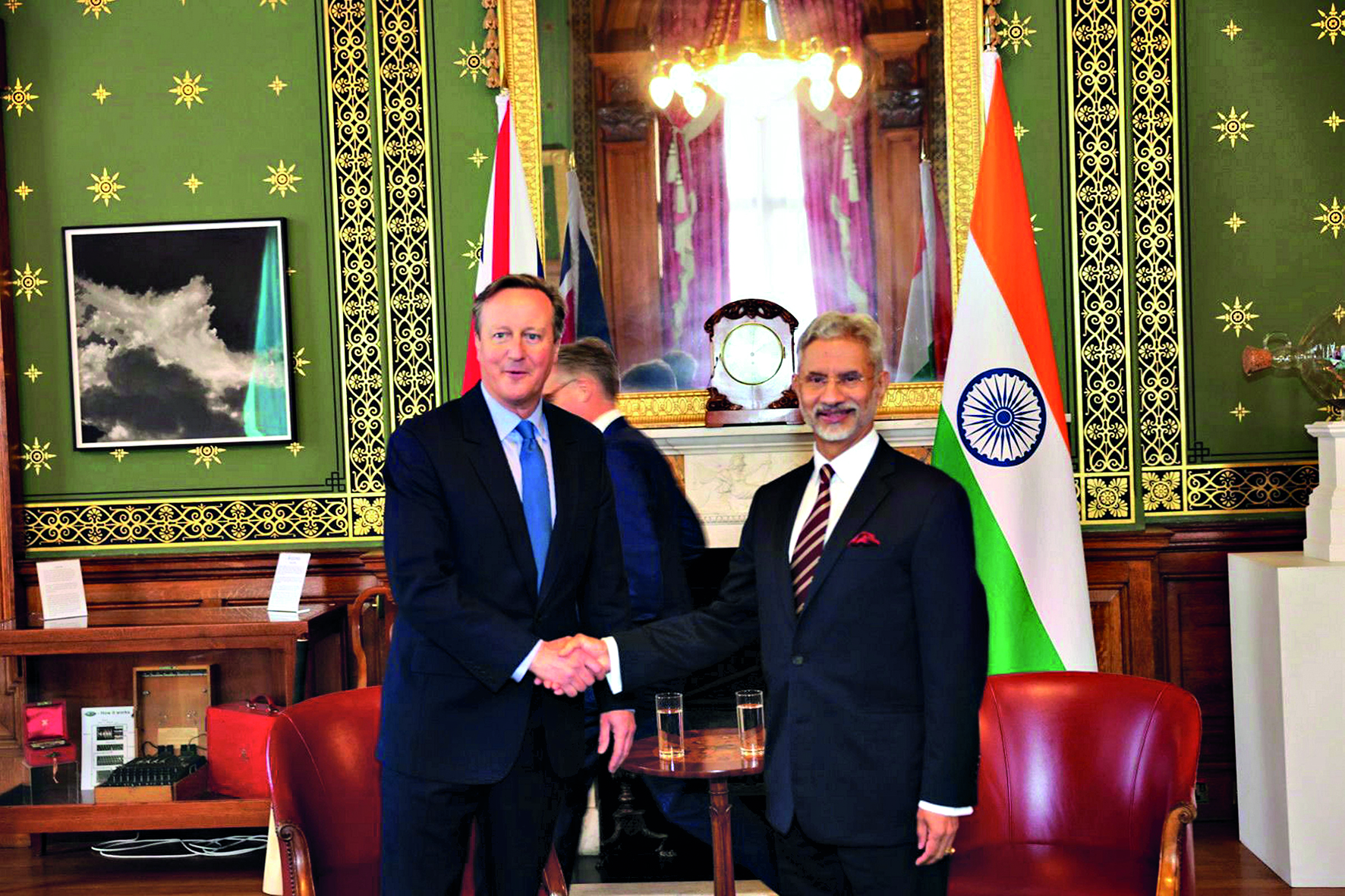 EAM meets newly-appointed UK Foreign Secretary Cameron
