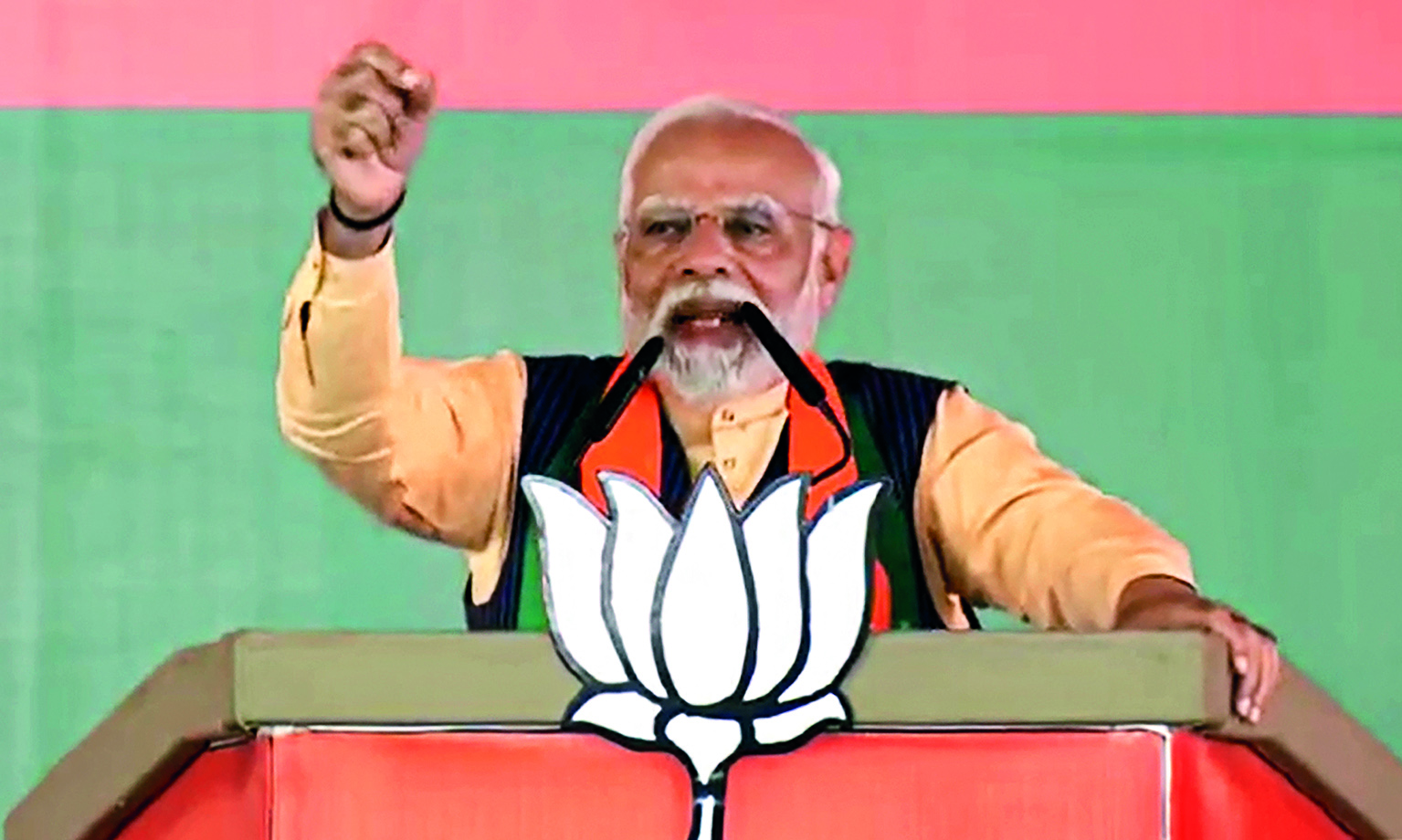 Modi wraps up poll campaign rallies with prediction of defeating Cong