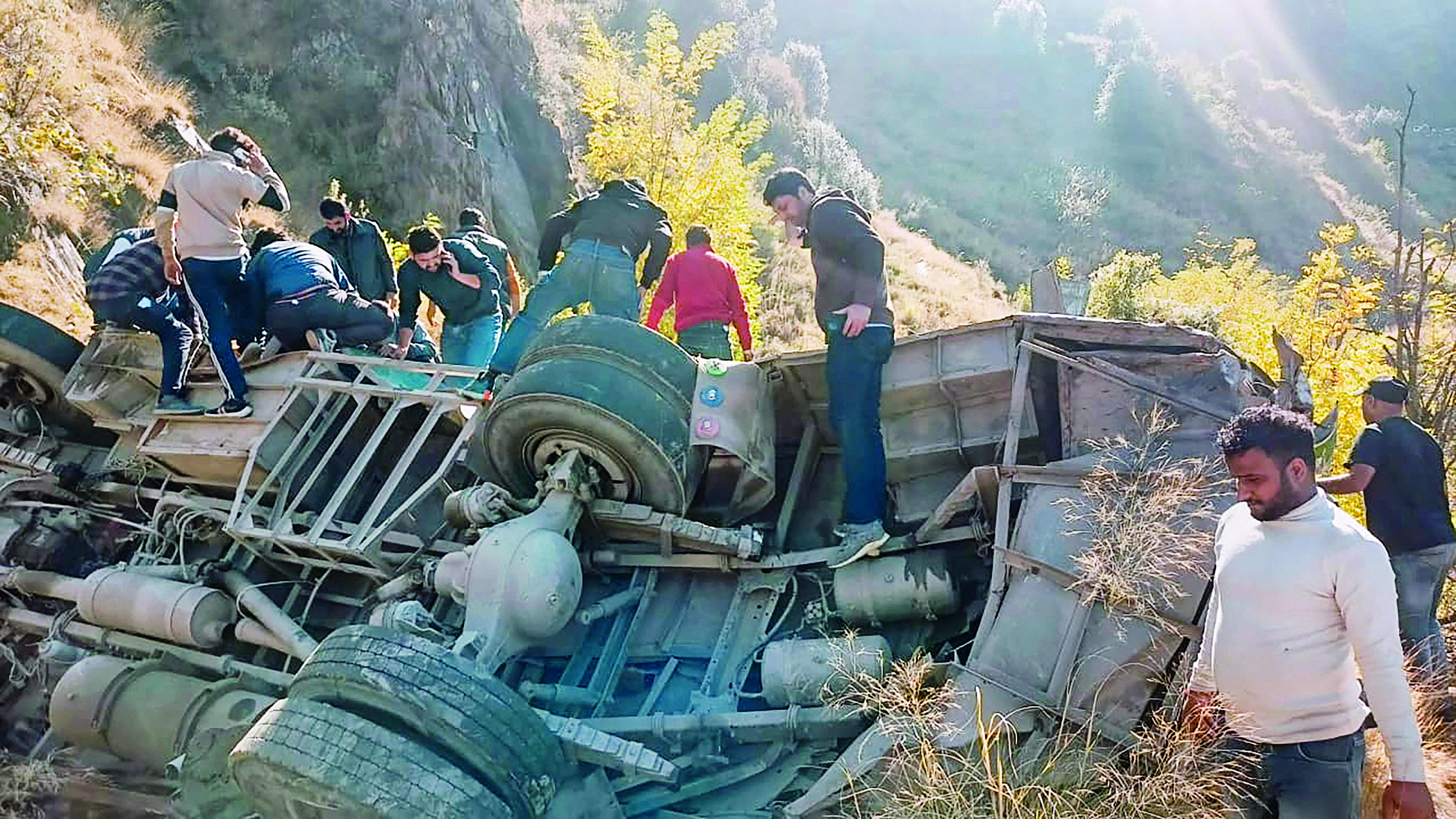 At least 38 killed, 20 injured as bus falls into gorge in J&K’s Doda