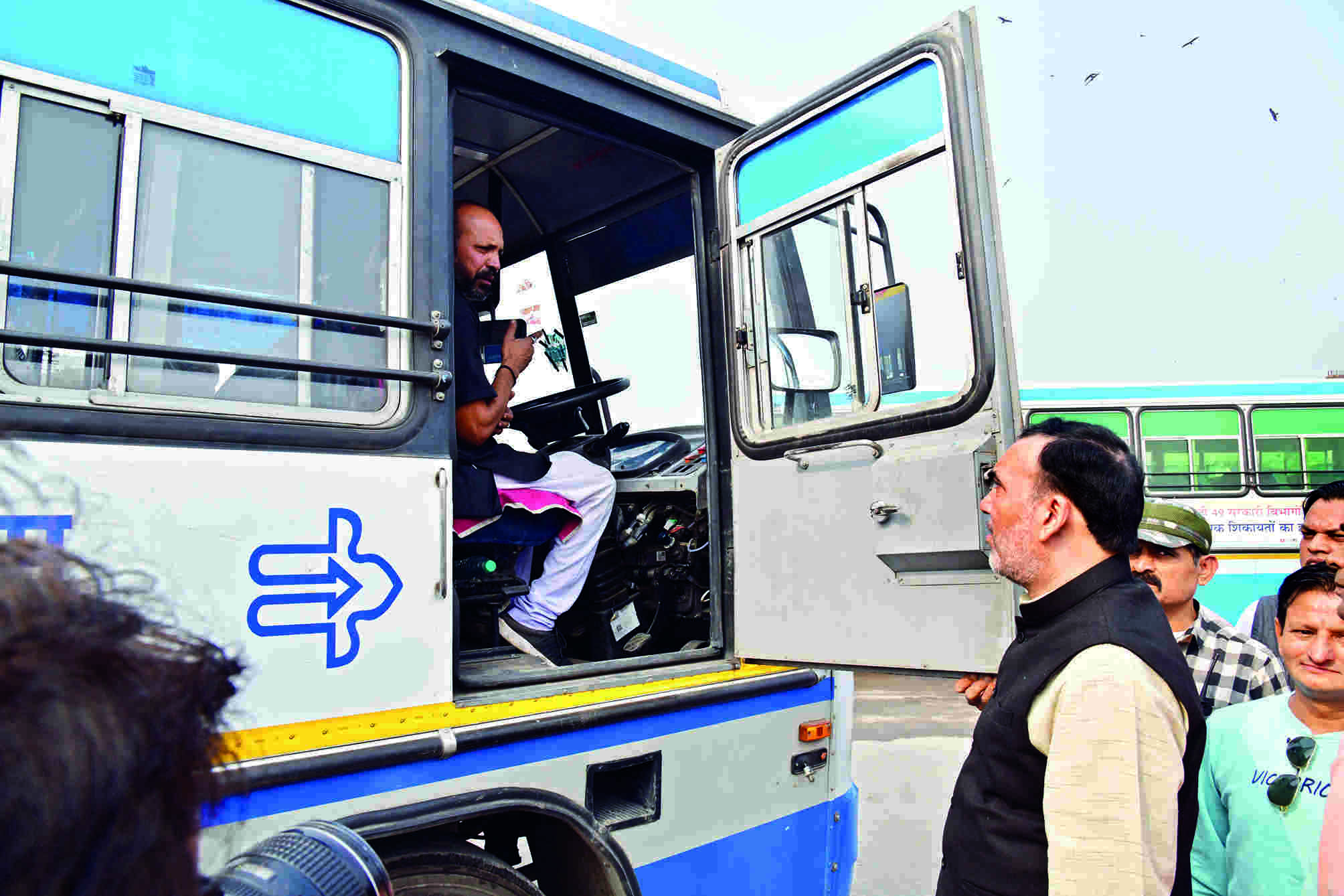 Rai conducts surprise inspection of Sarai Kale Khan bus depot