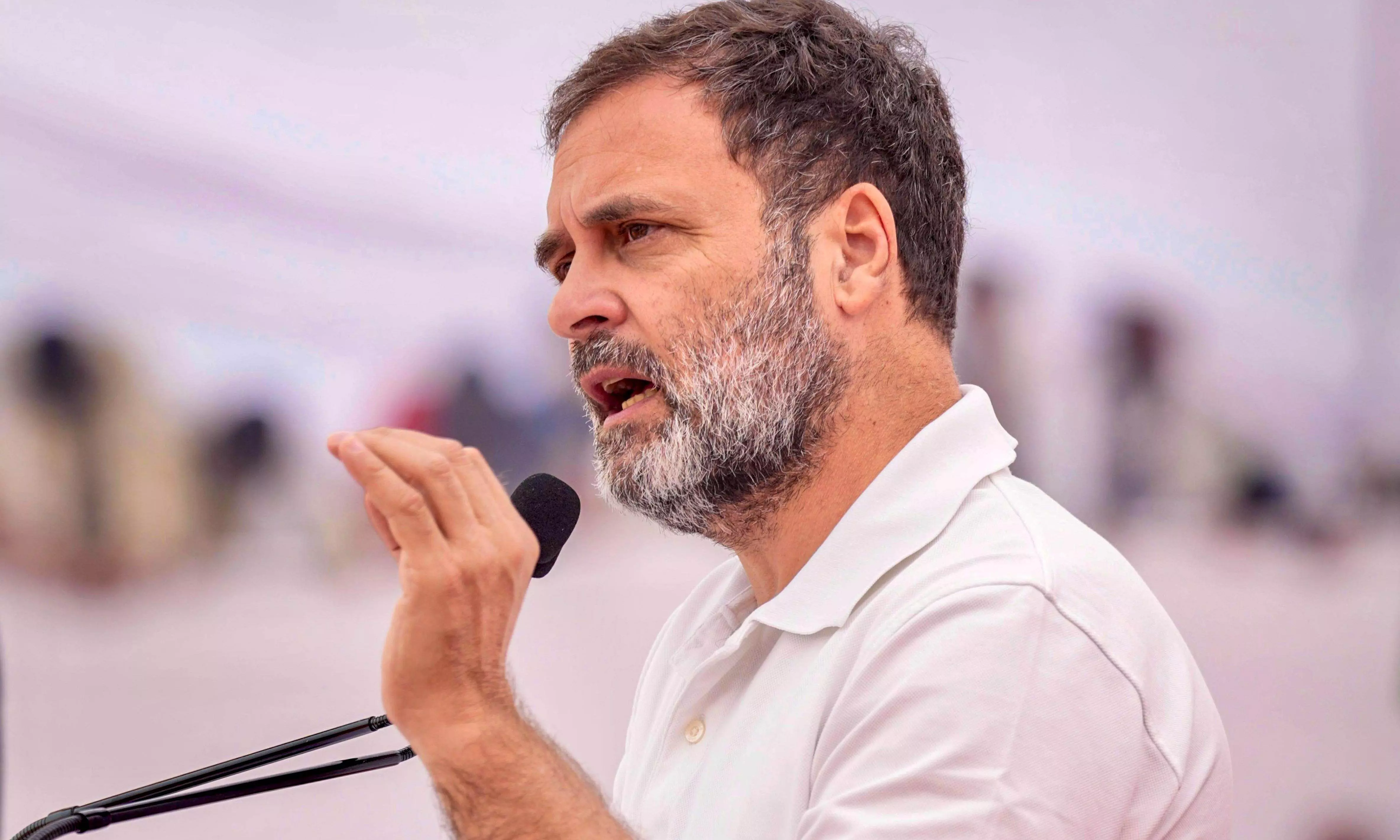 Rahul slams PM Modi at poll rally in Rajasthan