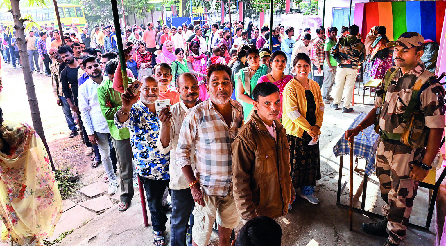 77.15% voter turnout in MP Assembly polls 77.15% voter turnout in MP Assembly polls