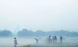 Air quality in Kolkata worsens after Chhath Puja celebrations with firecrackers Air quality in Kolkata worsens after Chhath Puja celebrations with firecrackers