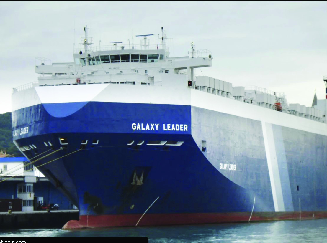 Israeli ship hijacked in Red Sea: 25 crew members held hostage by Houthi rebels Israeli ship hijacked in Red Sea: 25 crew members held hostage by Houthi rebels