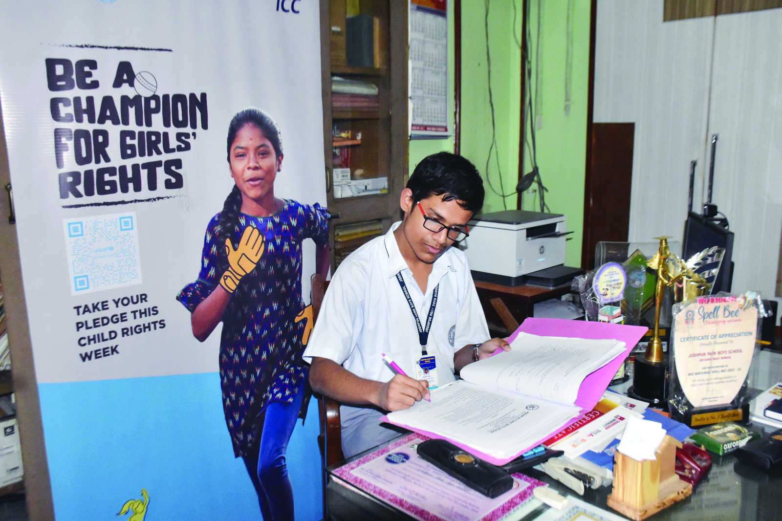 Kolkata: Student assumes role of headmaster in city school for a day