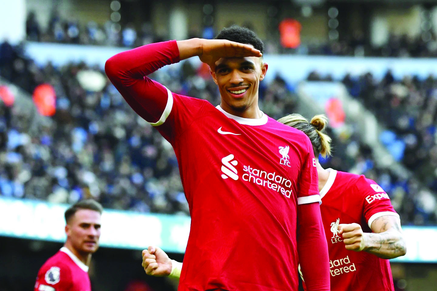 Alexander-Arnold earns Liverpool 1-1 draw against Manchester City