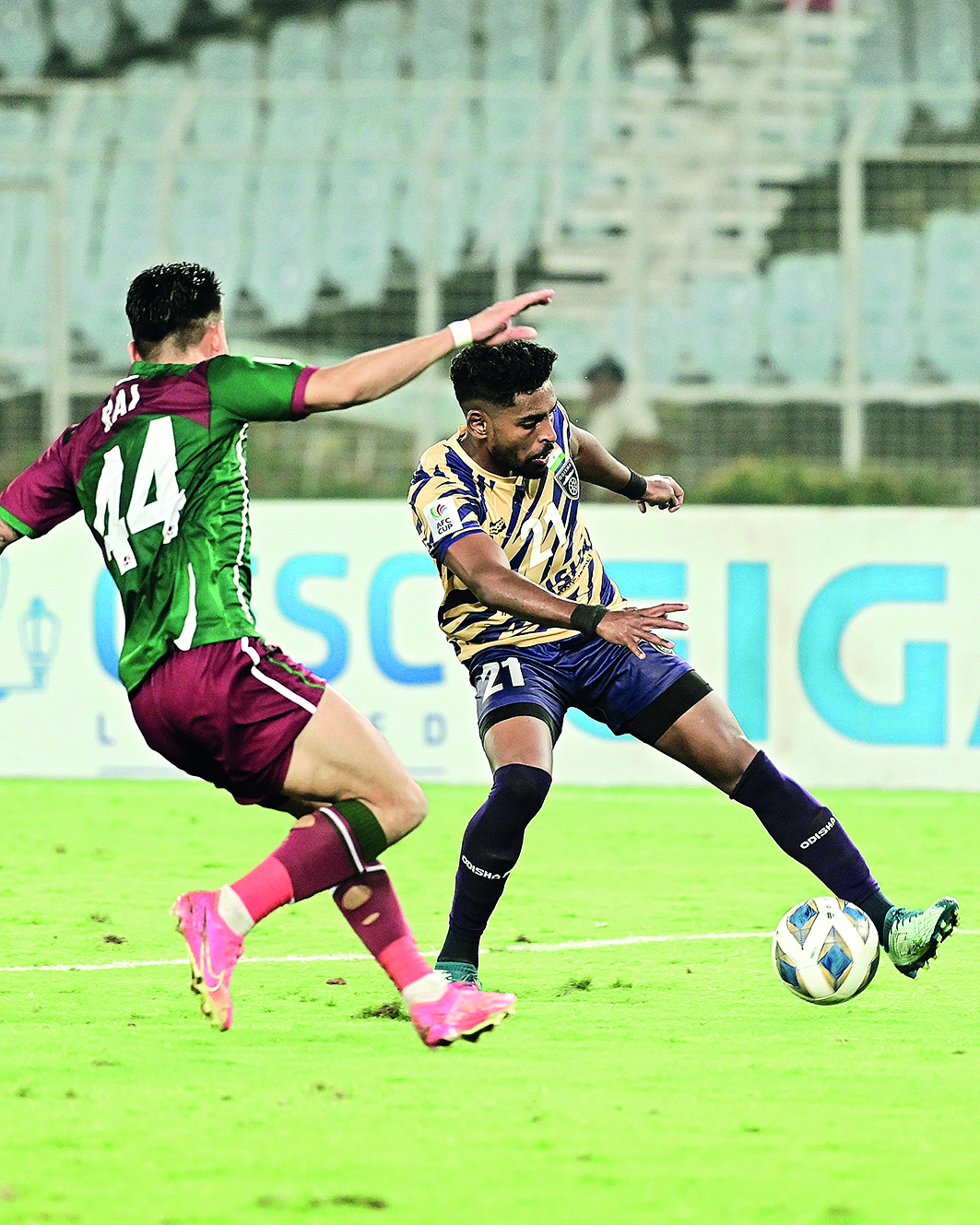 Odisha FC humble Mohun Bagan 5-2 in AFC Cup Odisha FC humble Mohun Bagan 5-2 in AFC Cup