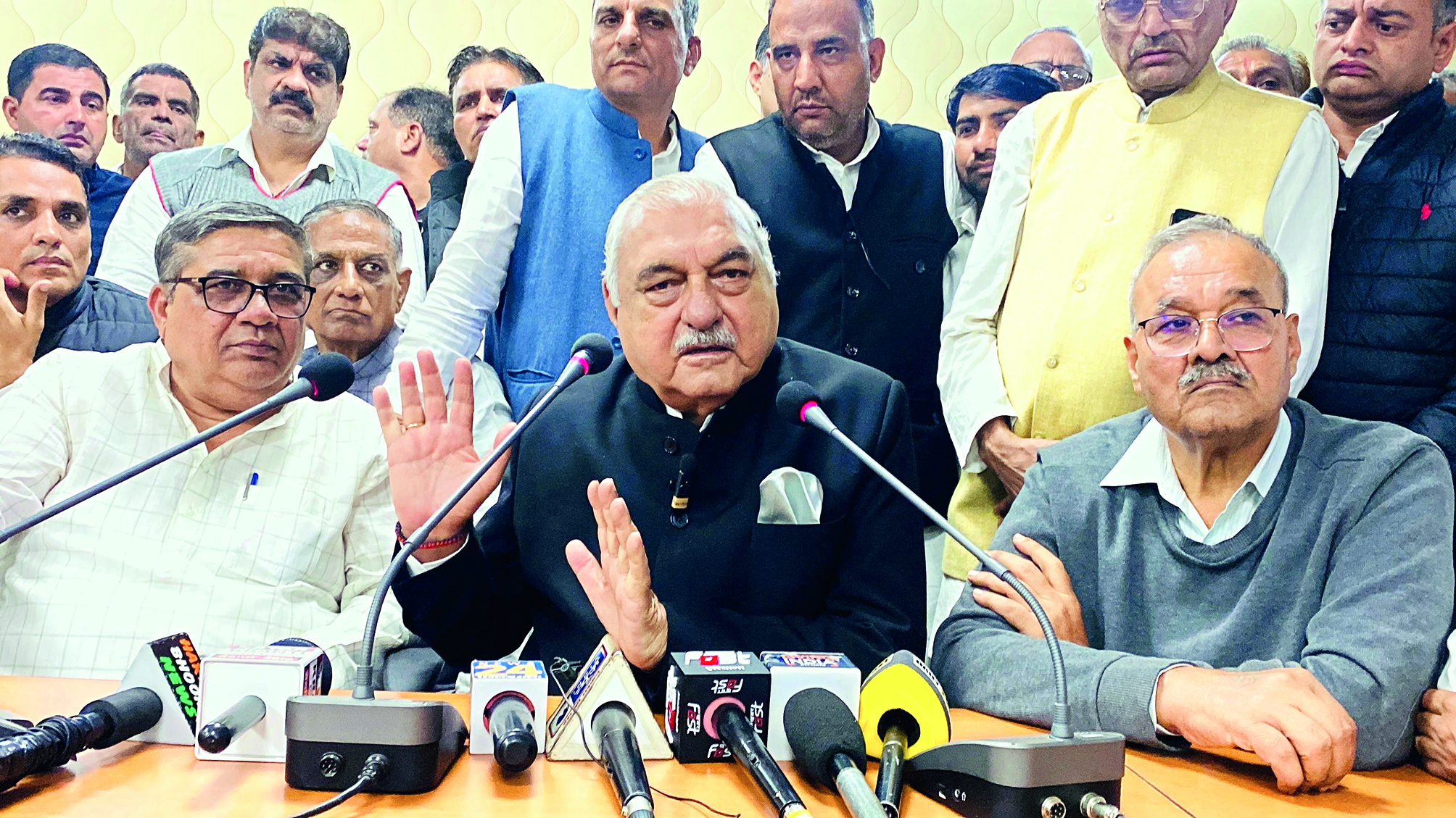 BJP-JJP accepted defeat before elections: Hooda BJP-JJP accepted defeat before elections: Hooda