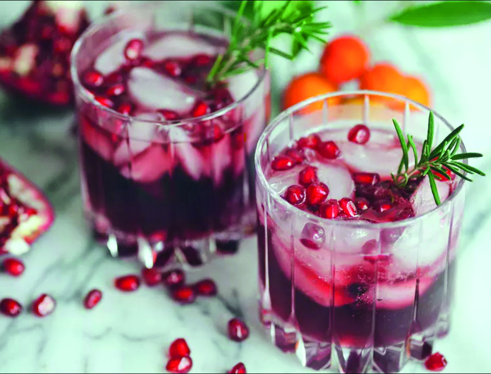 Pomegranate Holiday Cocktail