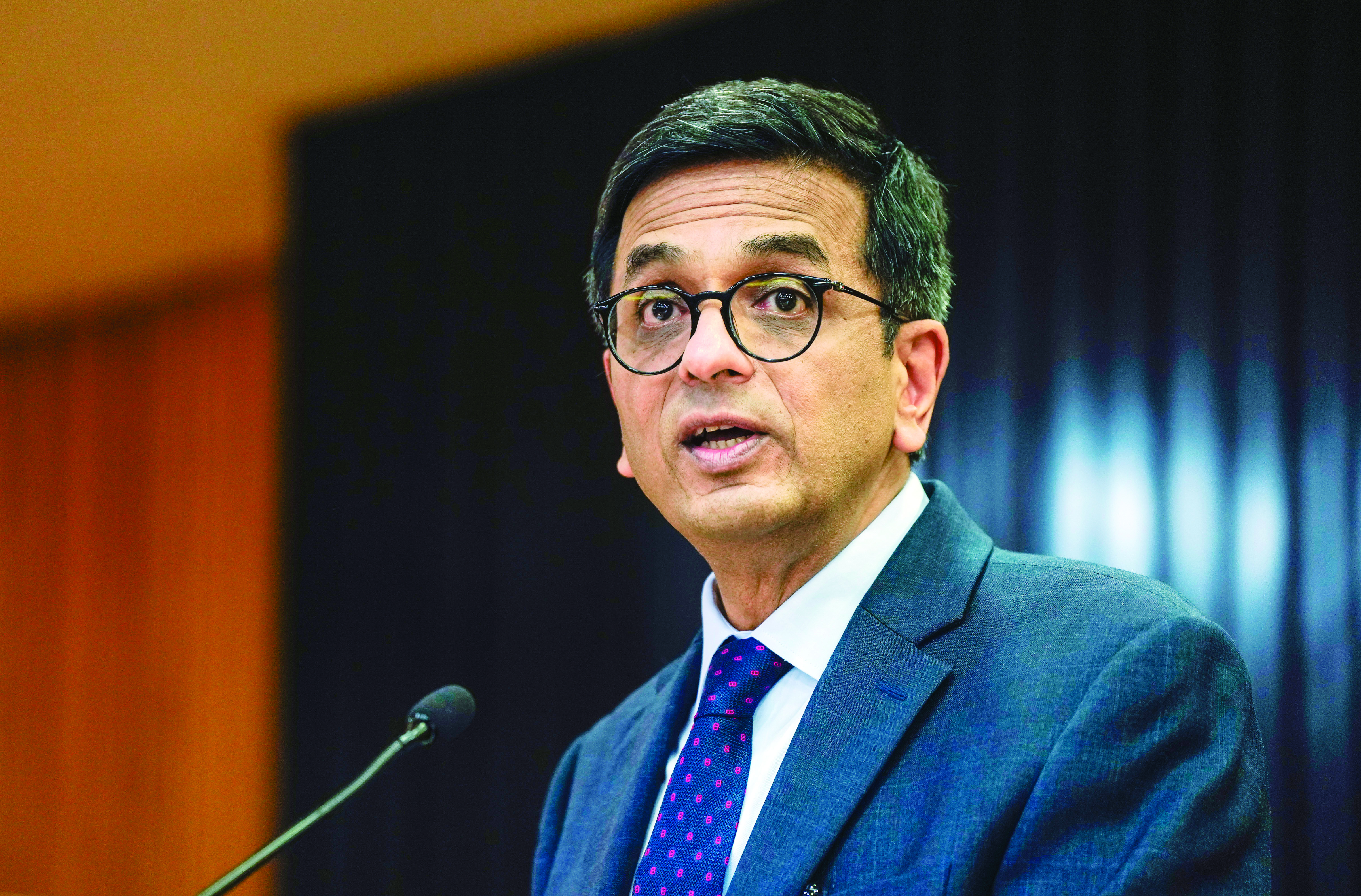 State must side with weaker population in democracy: CJI State must side with weaker population in democracy: CJI