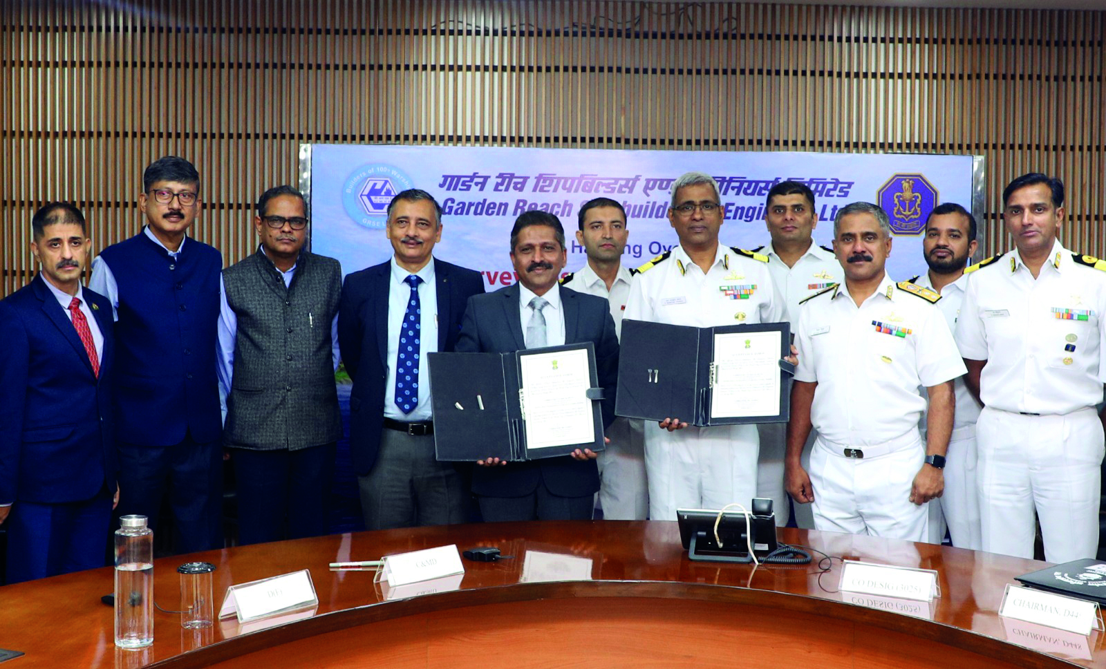 GRSE delivers ‘INS Sandhayak’ ship to Navy GRSE delivers ‘INS Sandhayak’ ship to Navy