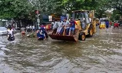 Cyclone Michaung weakens into depression, to transform into well marked low pressure in six hours Cyclone Michaung weakens into depression, to transform into well marked low pressure in six hours