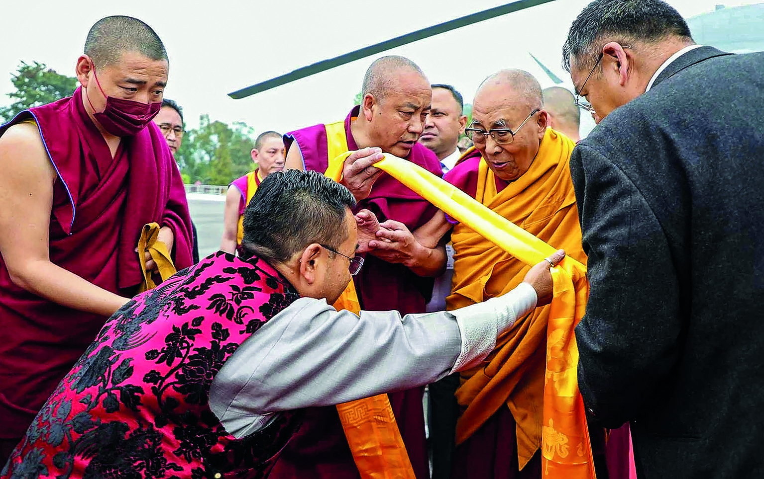Dalai Lama arrives in Sikkim after 13 years Dalai Lama arrives in Sikkim after 13 years