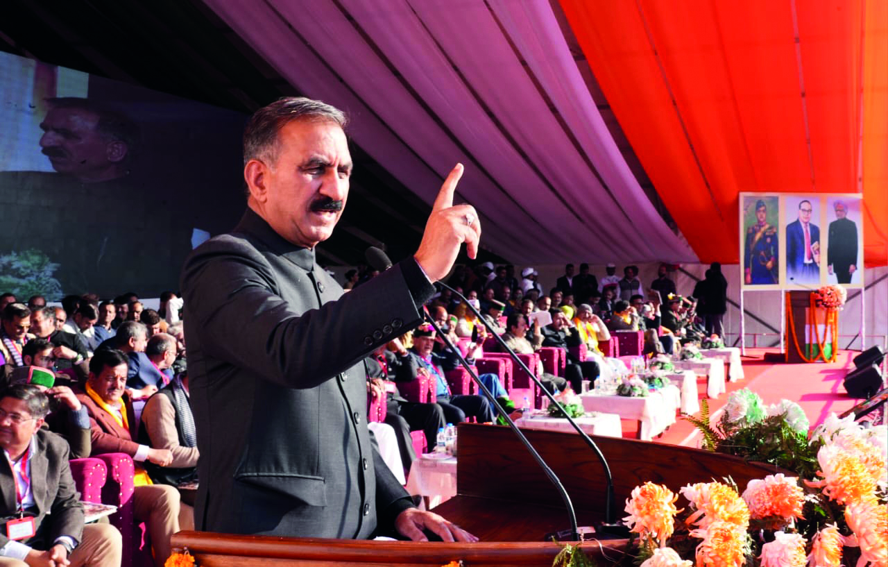 On one year of govt, CM Sukhu announces Rs 1,500 pension for women from Jan 2024 On one year of govt, CM Sukhu announces Rs 1,500 pension for women from Jan 2024