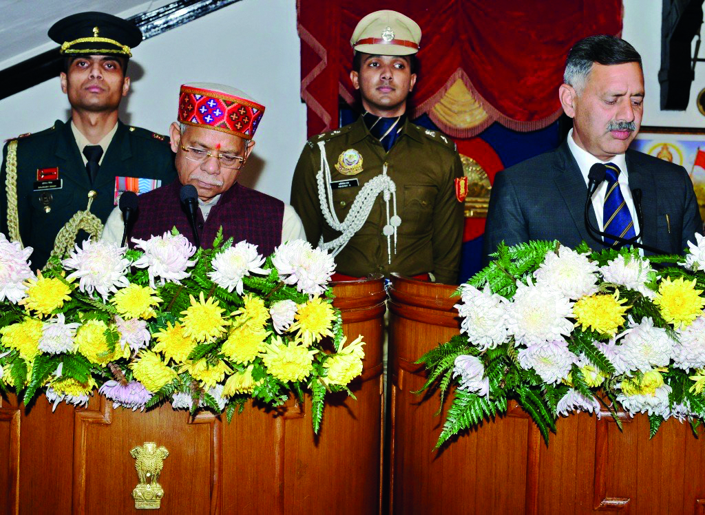 Himachal: Governor administers Oath of Office to two newly inducted Cabinet ministers Himachal: Governor administers Oath of Office to two newly inducted Cabinet ministers