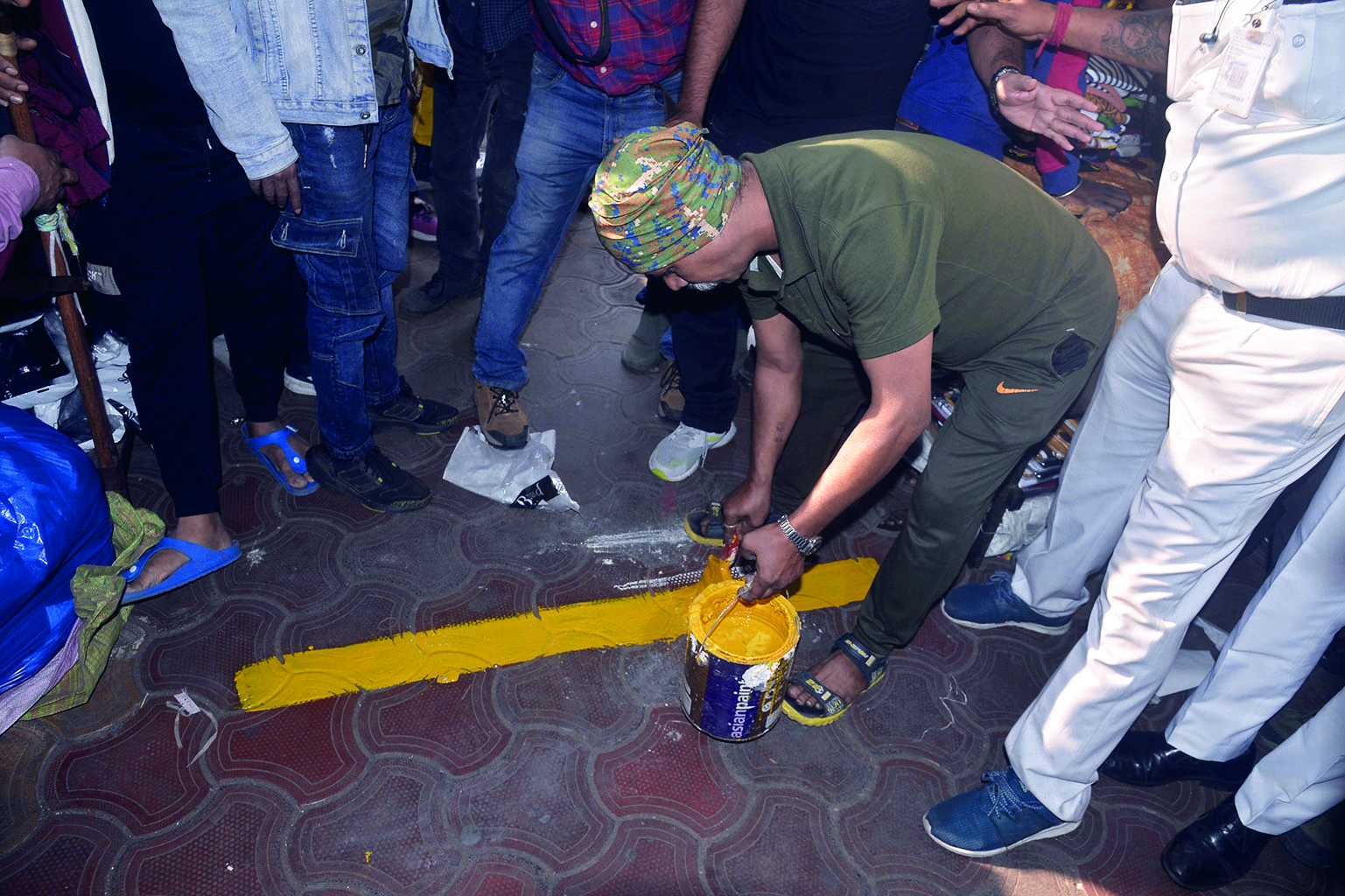 Process to streamline hawkers on footpath starts at Grand Arcade