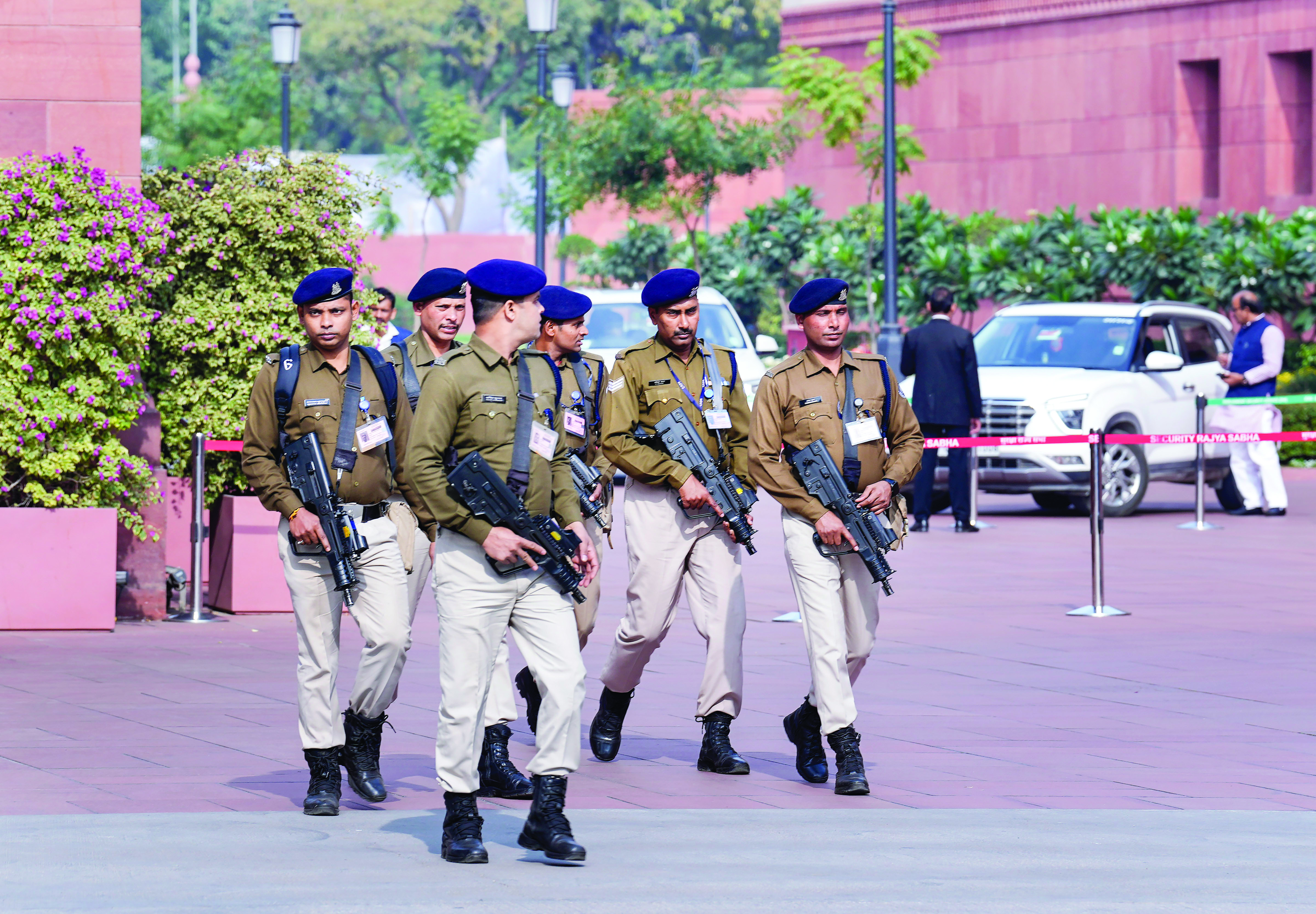 Day after breach, 8 security personnel suspended
