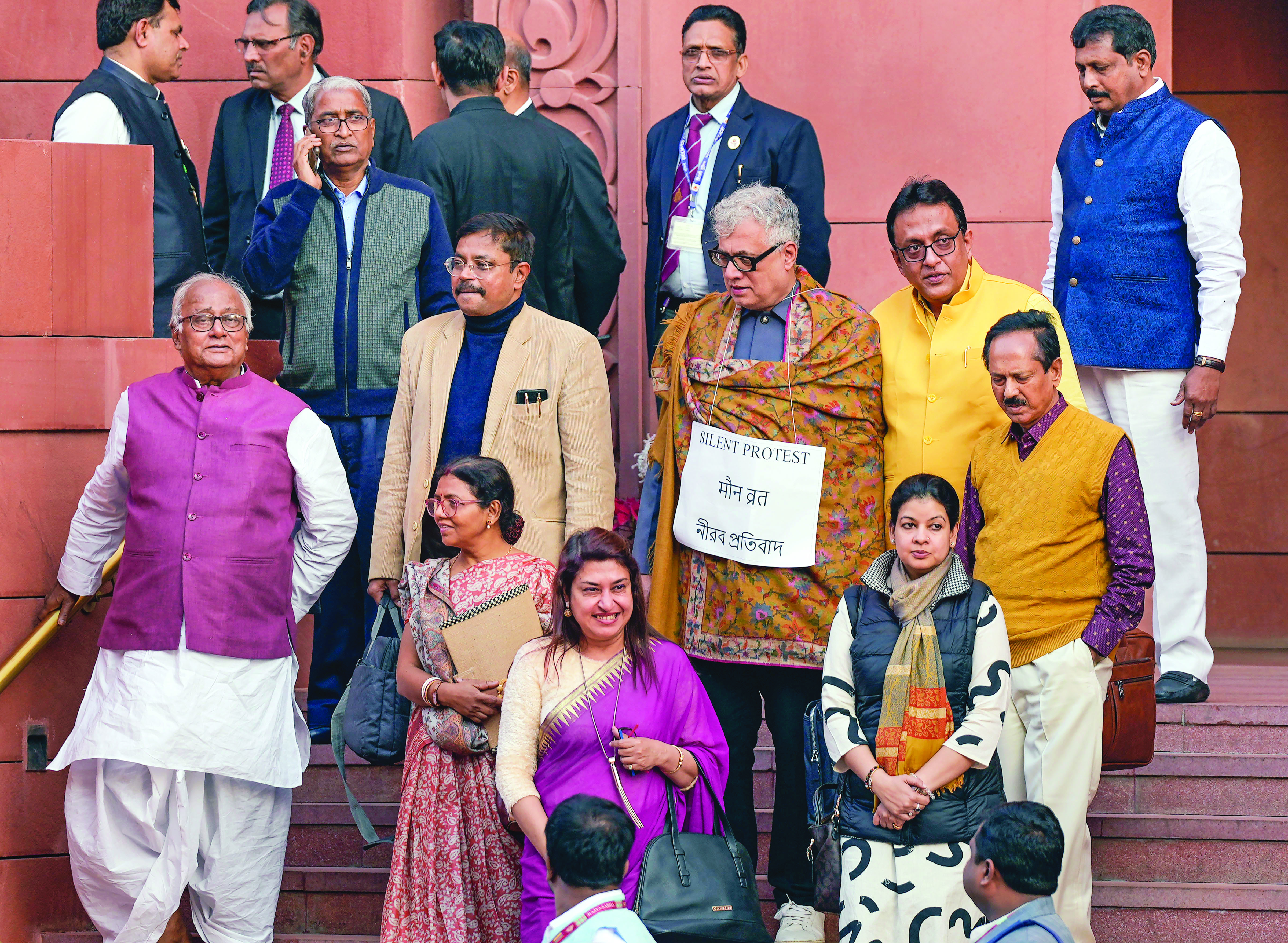 14 Opposition MPs suspended for  disrupting Parliament proceedings