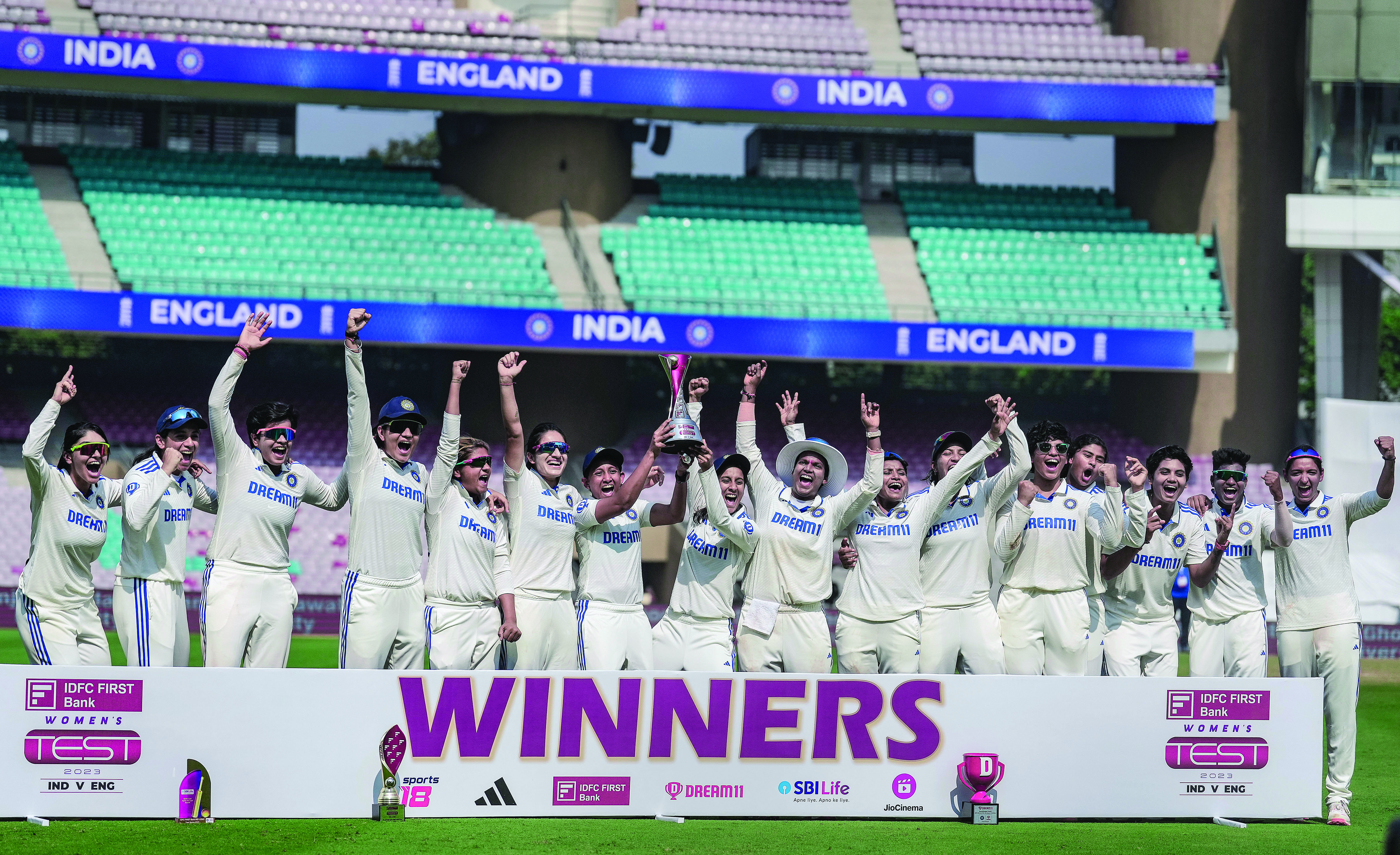India women beat England by 347 runs in one-off Test India women beat England by 347 runs in one-off Test
