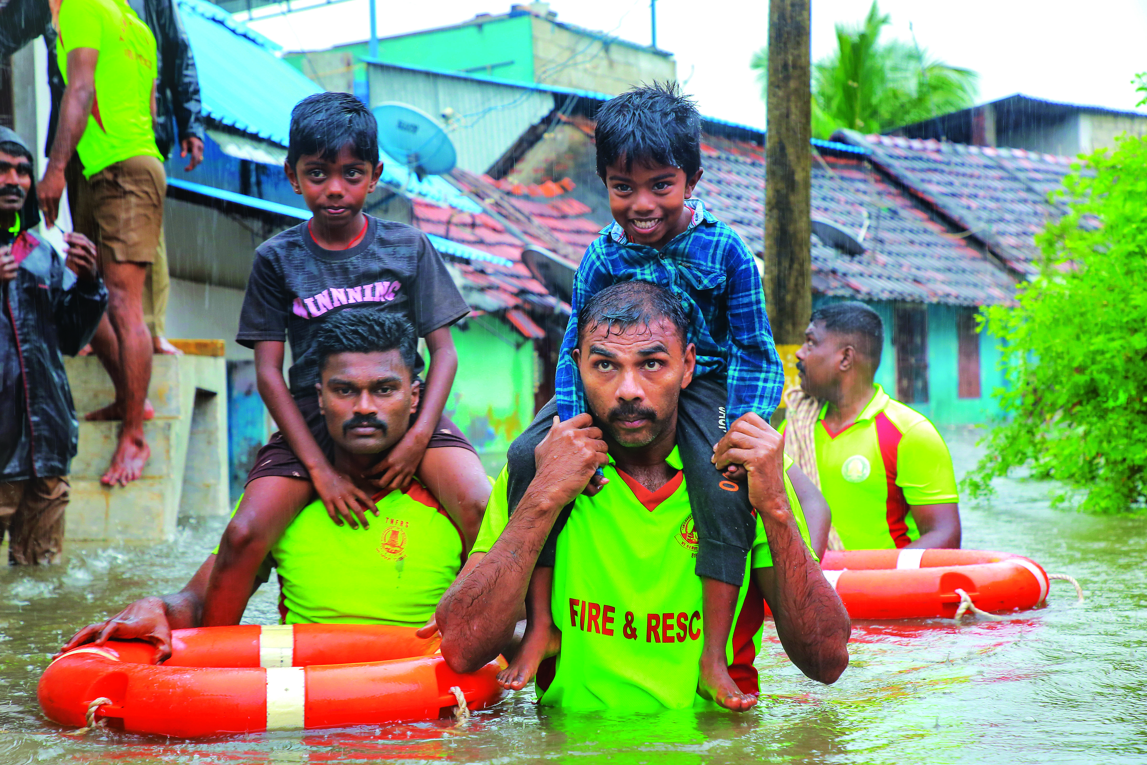 Heavy rain pounds southern Tamil Nadu