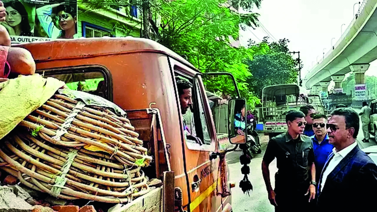 Lalbazar orders action against trucks carrying material wastes