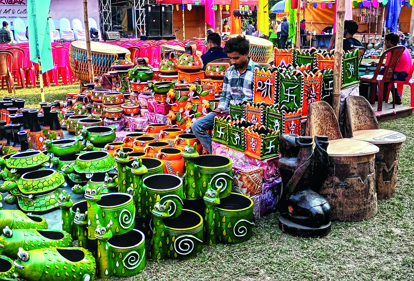 Around 65 artisans take part at ‘Karigar Haat’; to be held from 12 pm to 9 pm Around 65 artisans take part at ‘Karigar Haat’; to be held from 12 pm to 9 pm