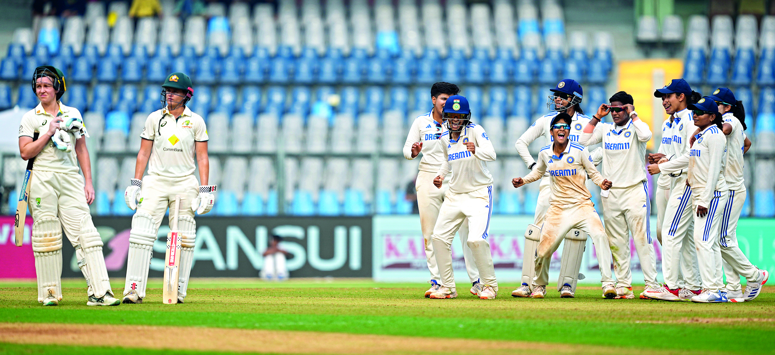 Vastrakar, Rana pack a punch as India bundle out Aussies for 219