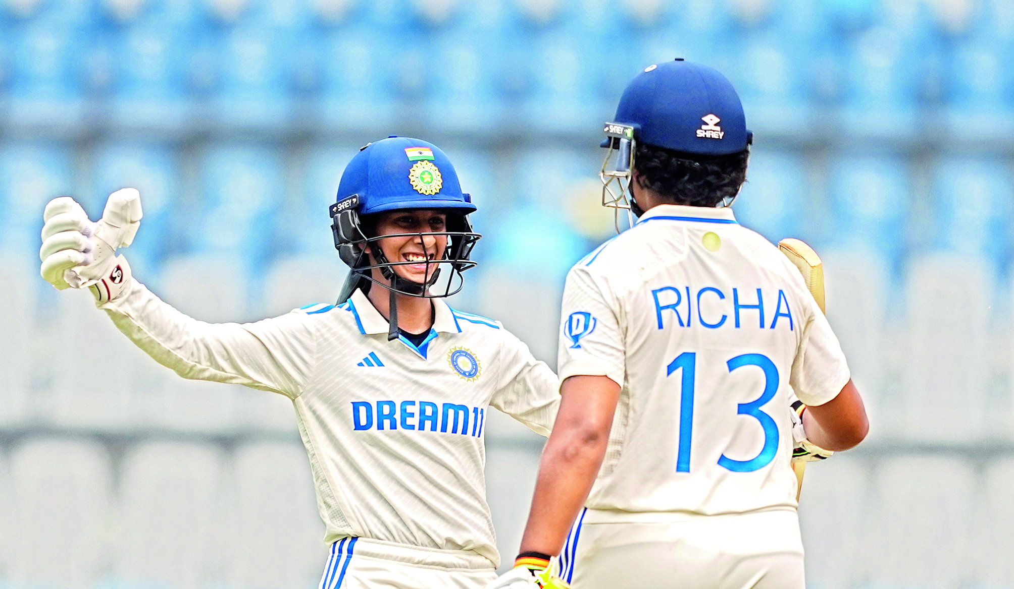 1-off Test: Deepti, Pooja restore India Women’s command against Australia